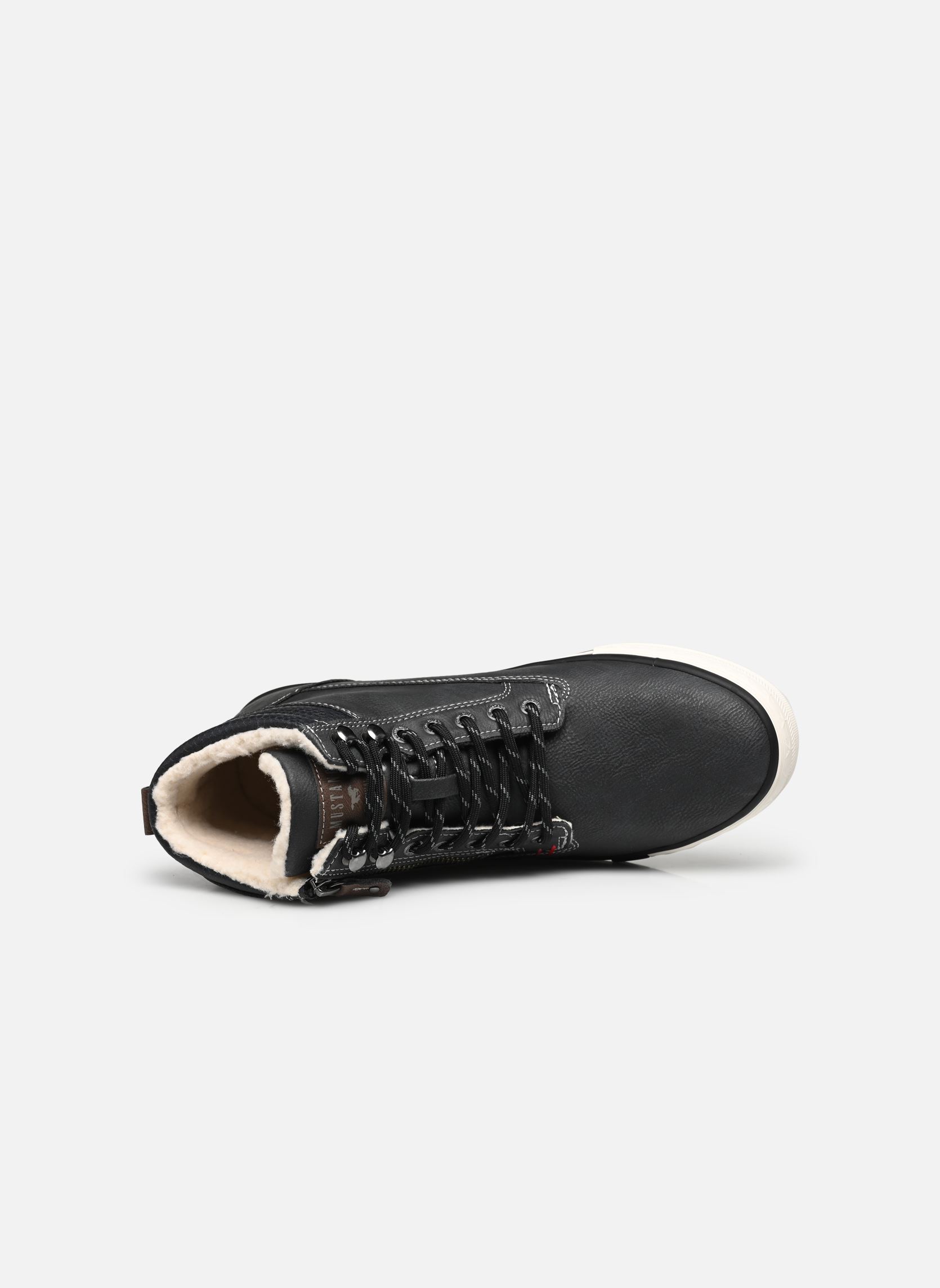 Sneakers alte Velha F uomo nero Mustang shoes Sneakers alte Velha F uomo nero Schwarz