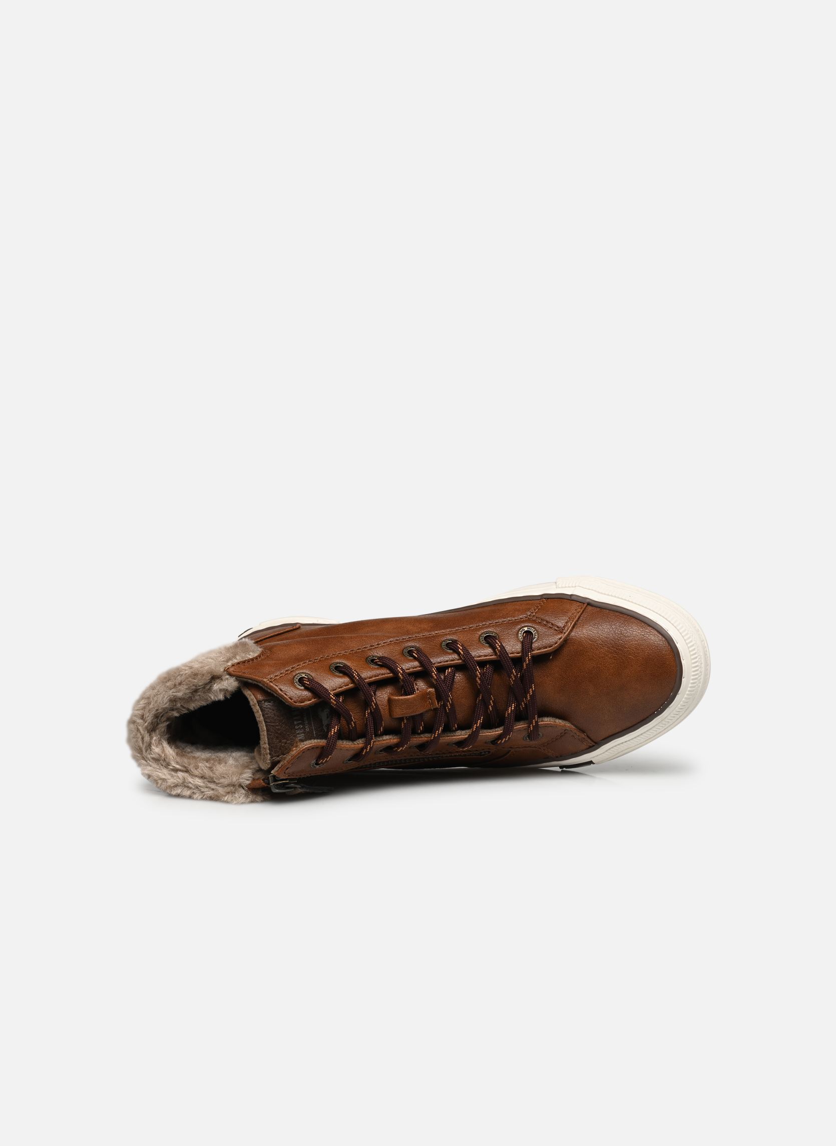 Baskets montantes Liv F femme marron Mustang shoes Baskets montantes Liv F femme marron Cognac