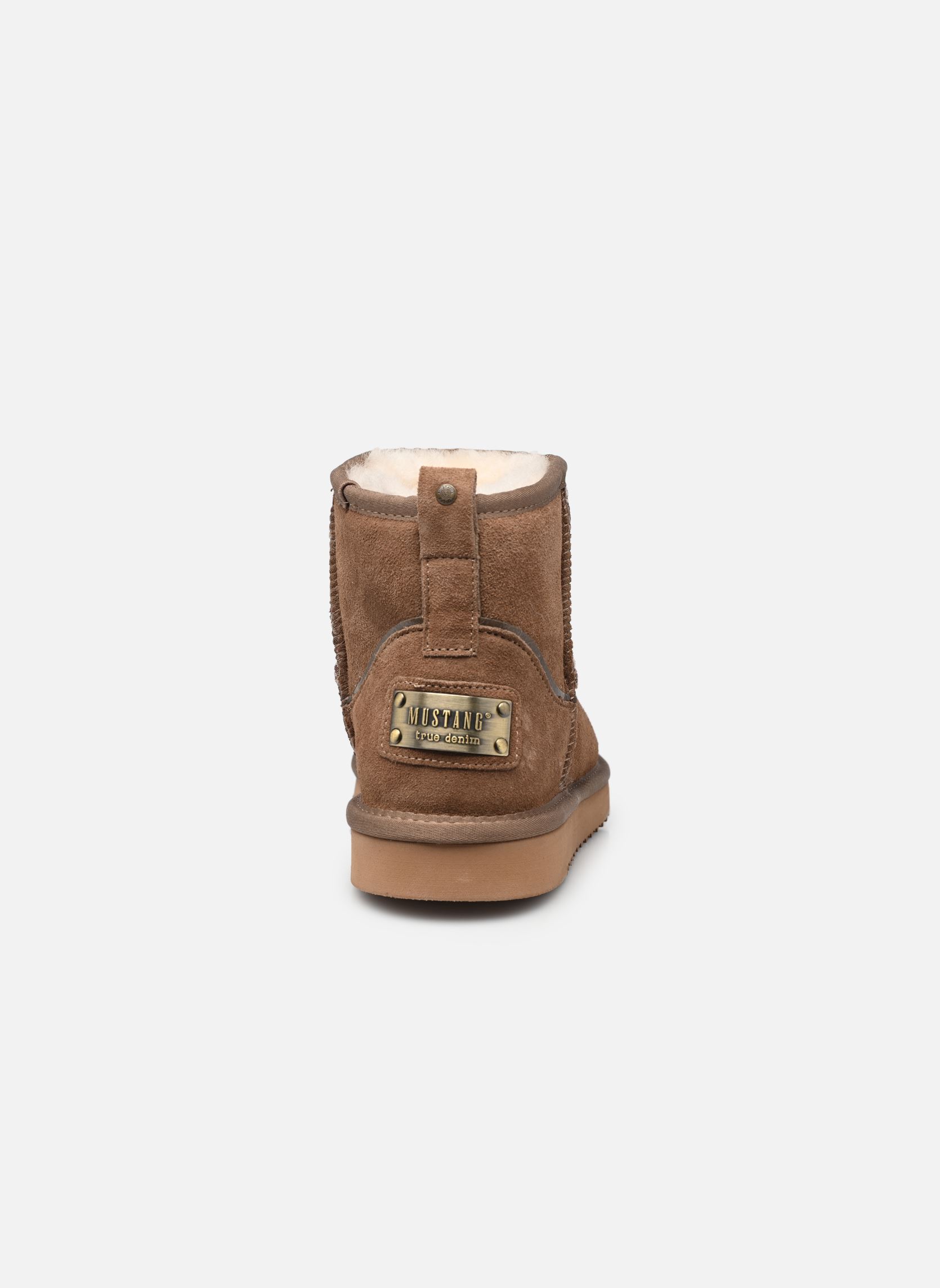 Gefütterte Stiefeletten Kate damen braun Mustang shoes Gefütterte Stiefeletten Kate damen braun Taupe