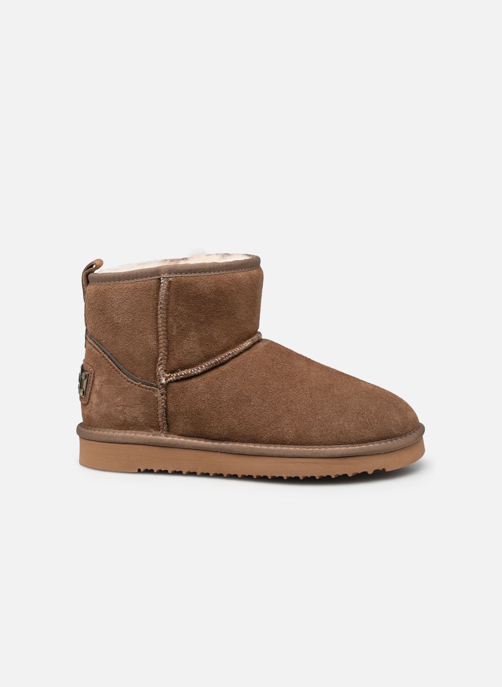 Gefütterte Stiefeletten Kate damen braun Mustang shoes Gefütterte Stiefeletten Kate damen braun Taupe