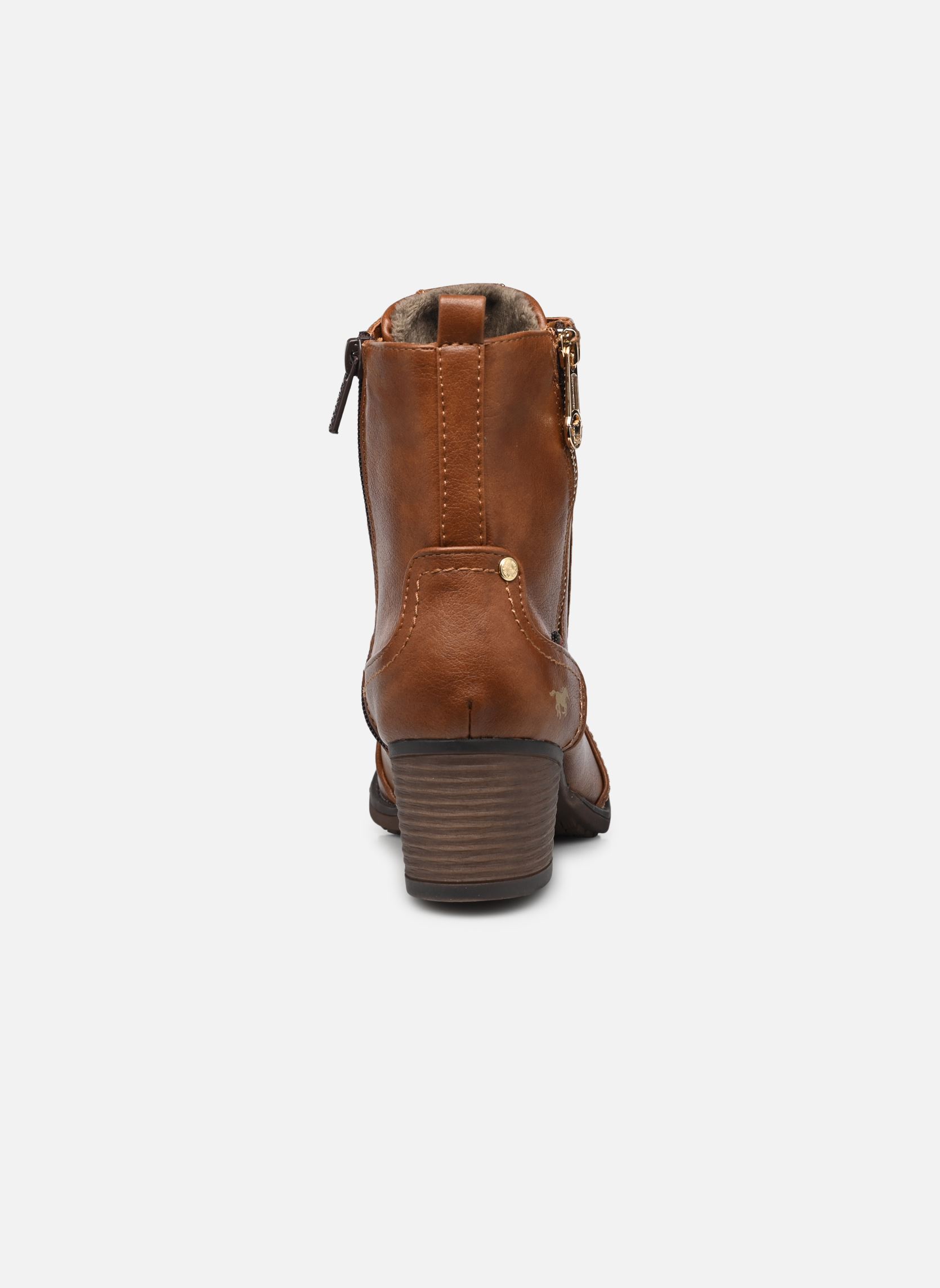 Botines con cordones Kilia mujer marrón Mustang shoes Botines con cordones Kilia mujer marrón Cognac