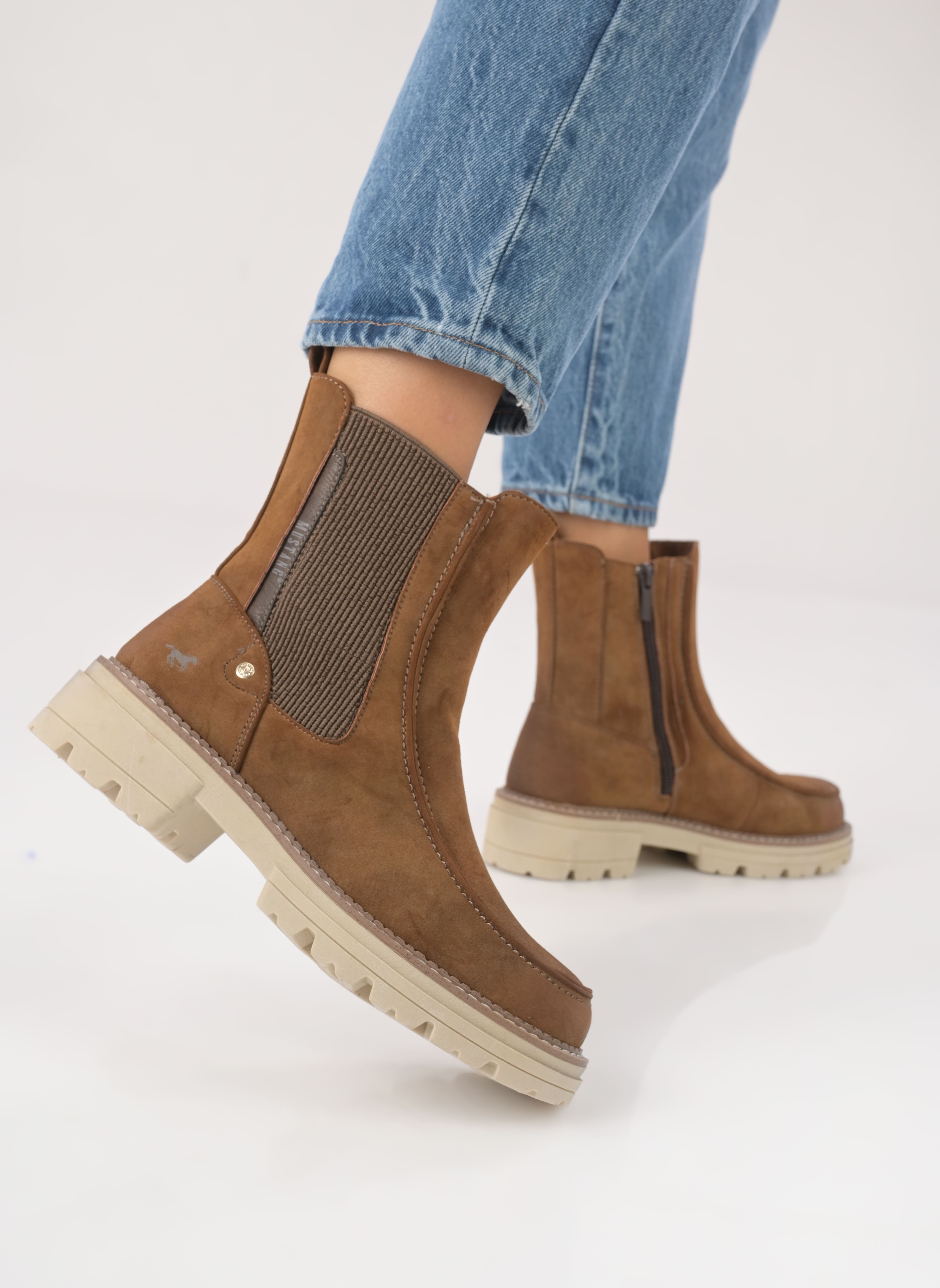 Botines y botas Klipir mujer marrón Mustang shoes Botines y botas Klipir mujer marrón Cognac