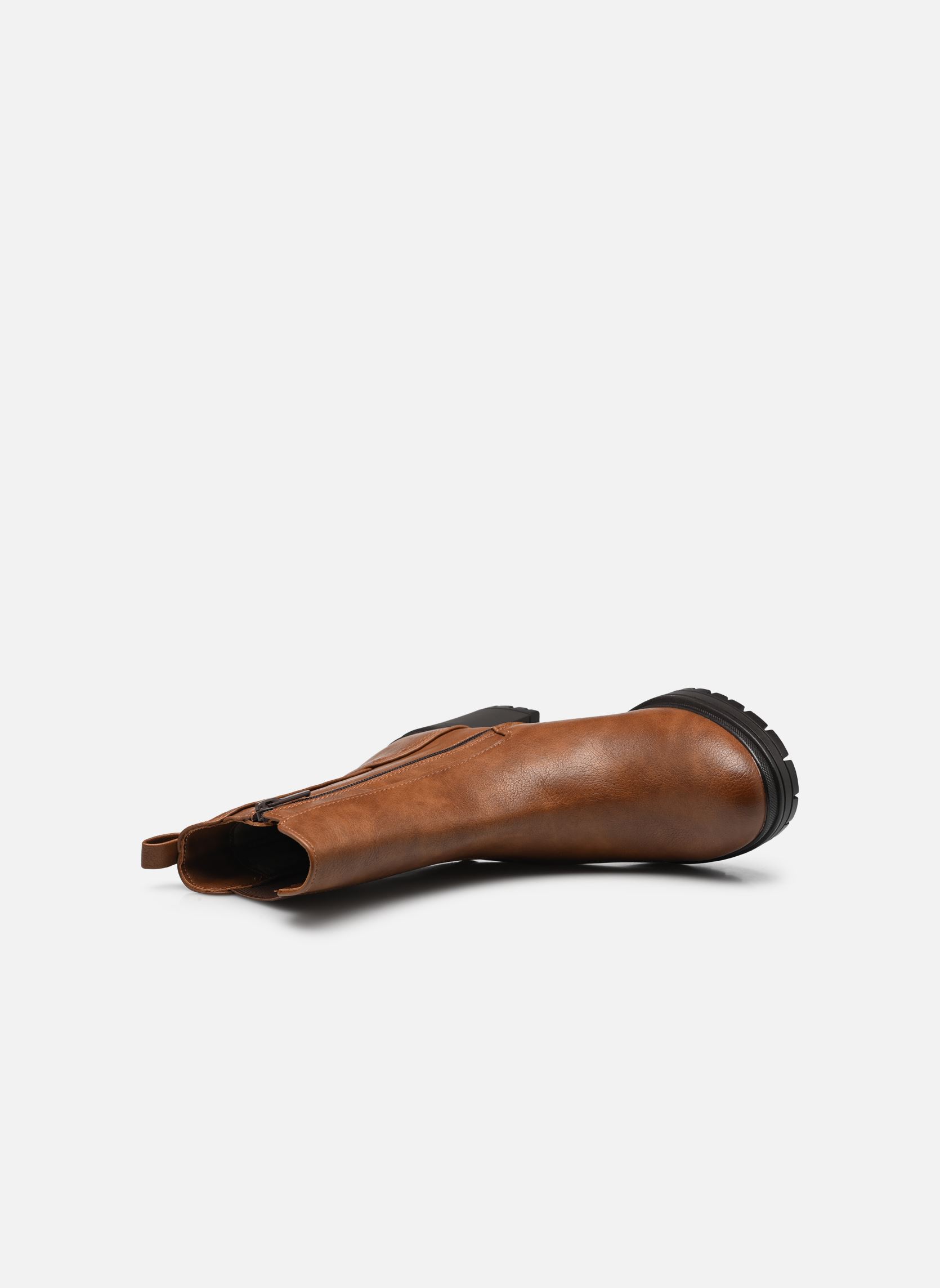 Bottines et boots Kiti femme marron Mustang shoes Bottines et boots Kiti femme marron Cognac