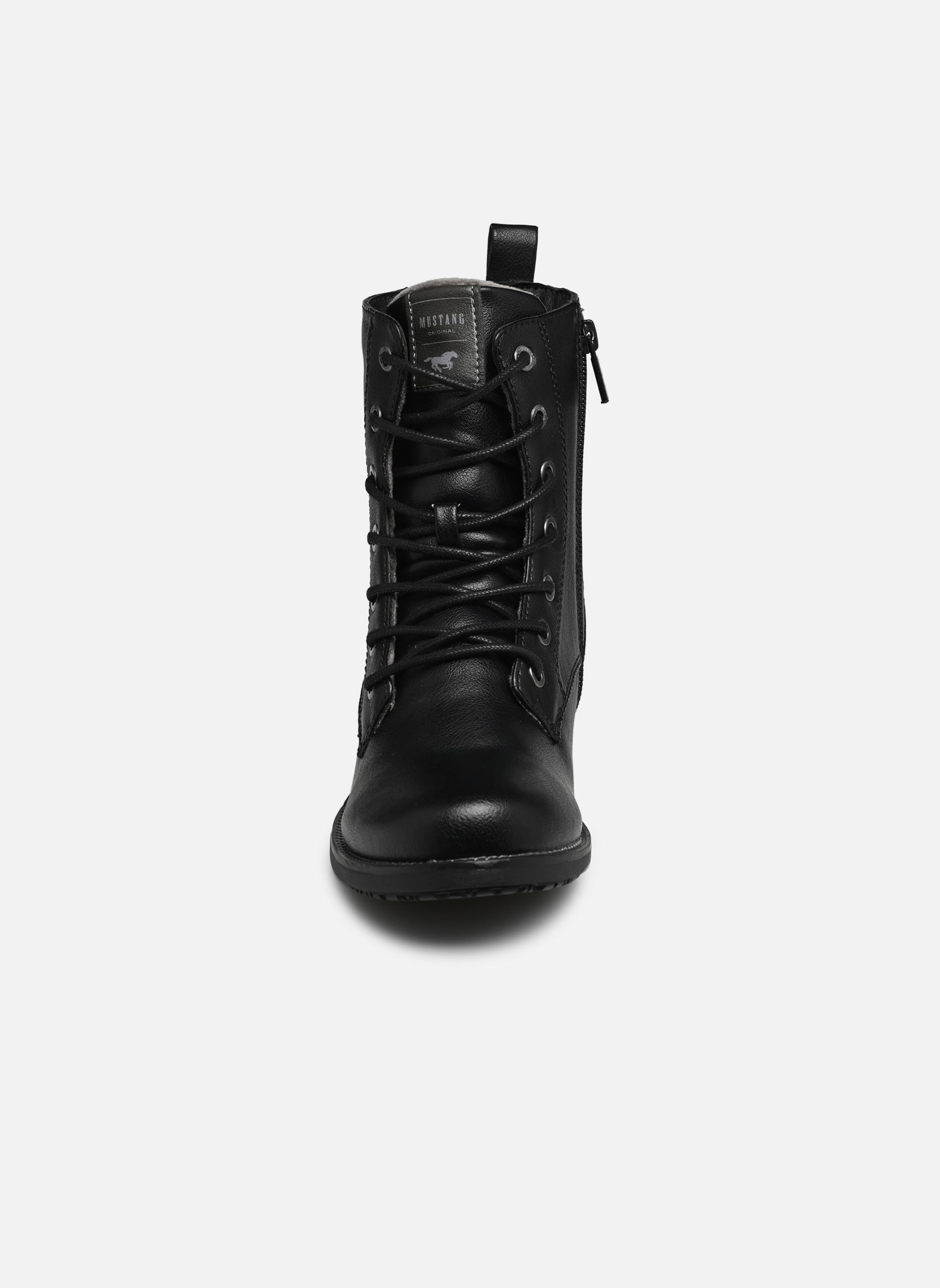 Bottines à lacets Trilo femme noir Mustang shoes Bottines à lacets Trilo femme noir Schwarz