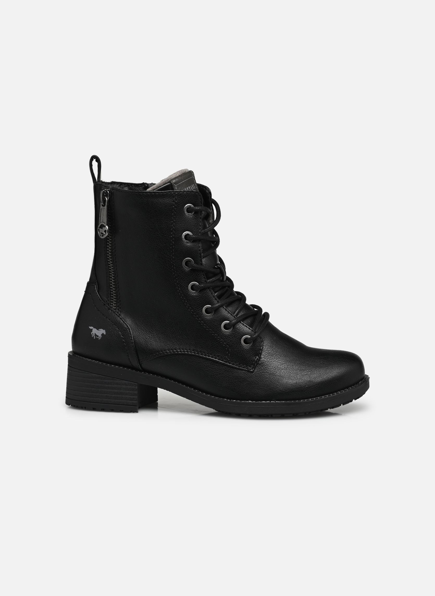 Bottines à lacets Trilo femme noir Mustang shoes Bottines à lacets Trilo femme noir Schwarz