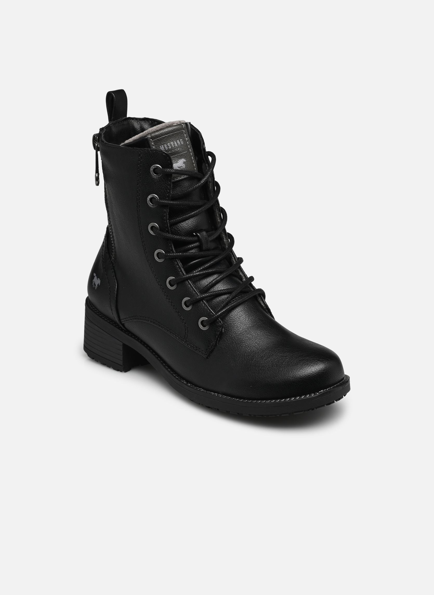 Bottines à lacets Trilo femme noir Mustang shoes Bottines à lacets Trilo femme noir Schwarz