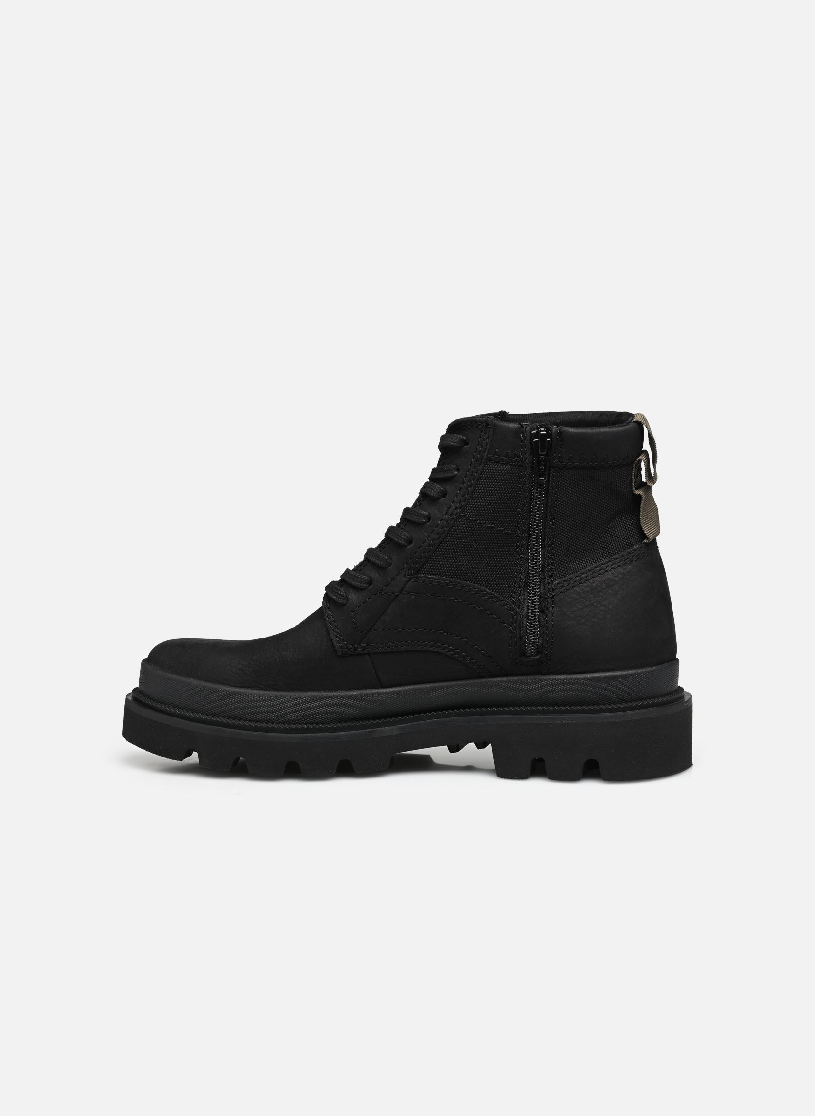 Bottines à lacets Badell Hi homme noir Clarks Bottines à lacets Badell Hi homme noir BLACK NUBUCK