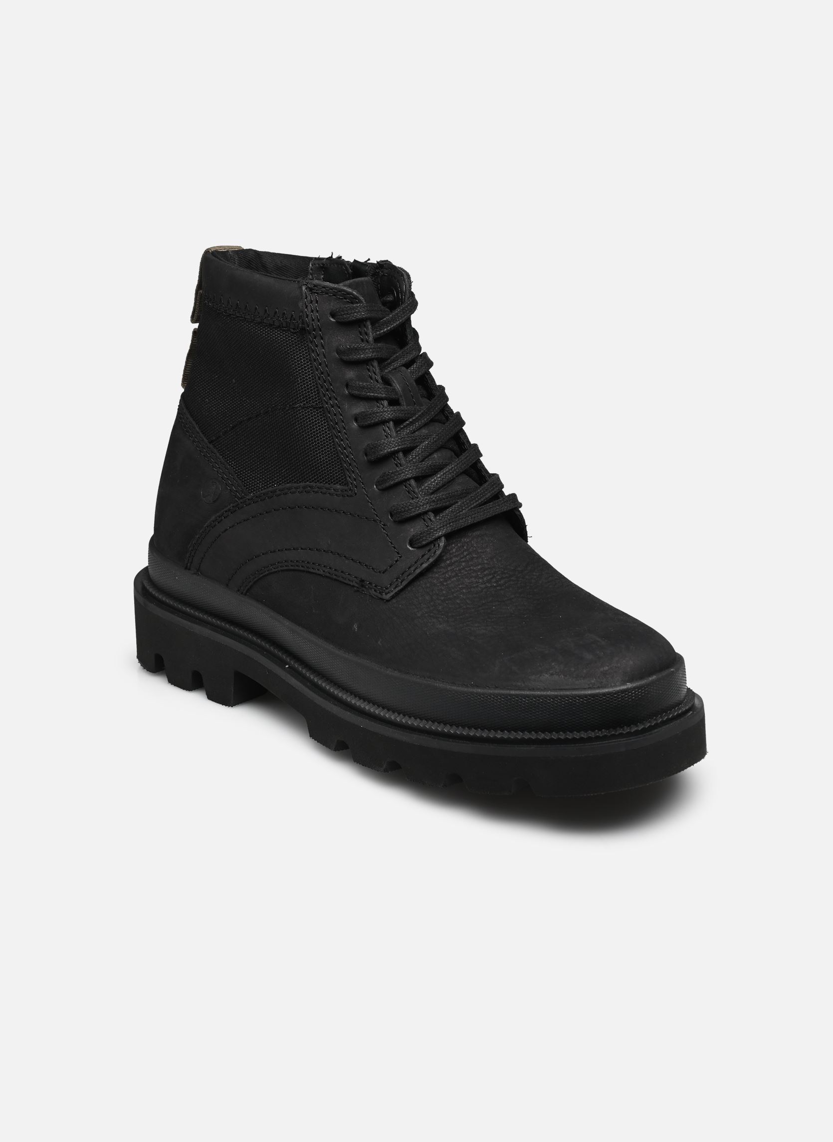 Bottines à lacets Badell Hi homme noir Clarks Bottines à lacets Badell Hi homme noir BLACK NUBUCK
