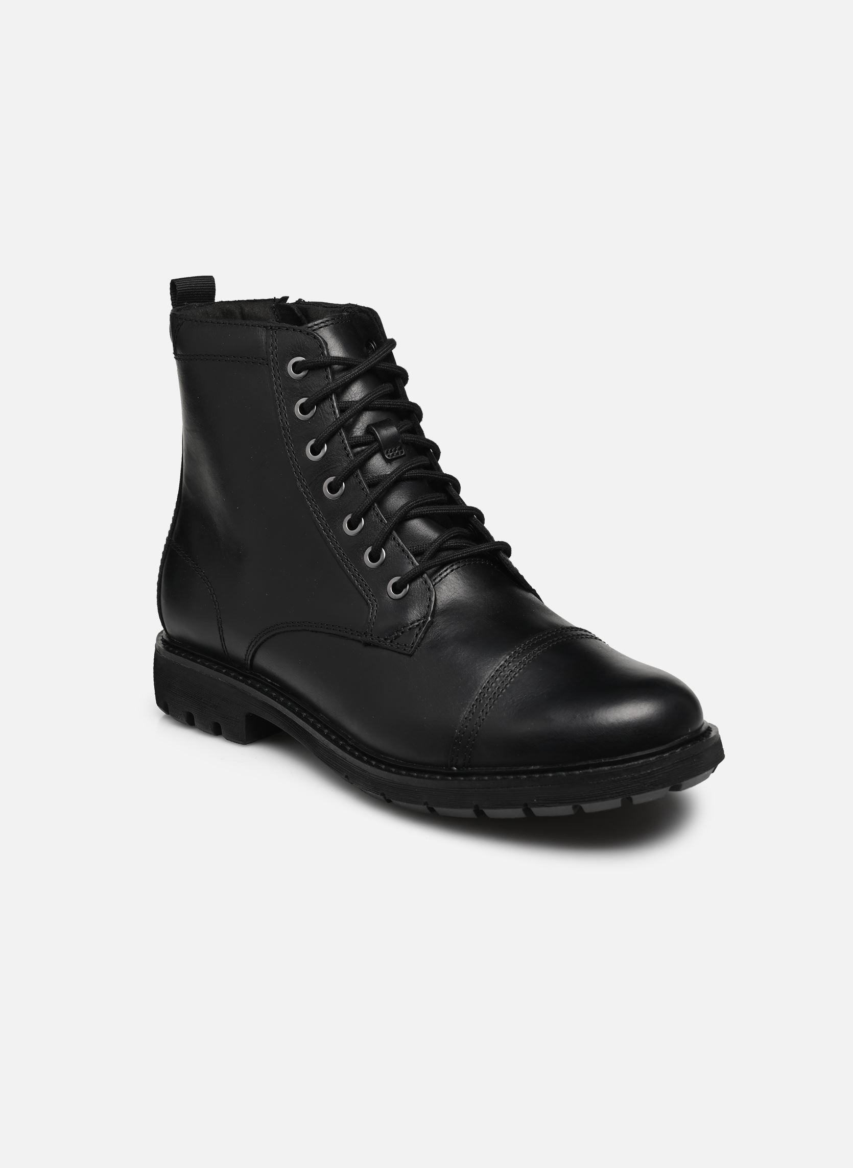 Bottines à lacets Batcombe Cap homme noir Clarks Bottines à lacets Batcombe Cap homme noir BLACK LEATHER