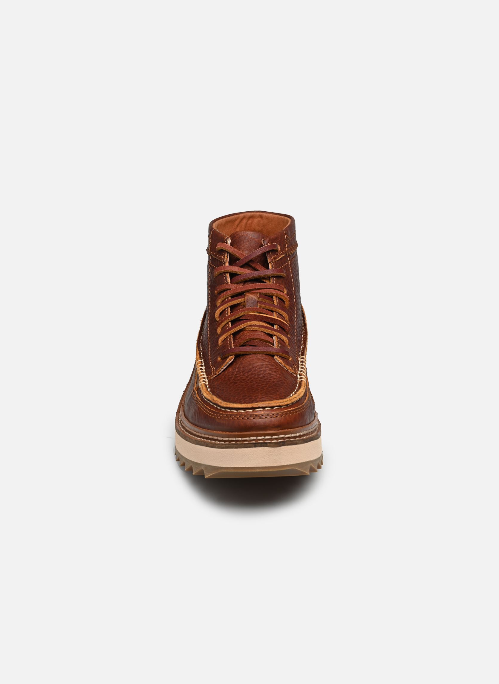 Clarks Wesley Shore, Stivaletti Bassi Uomo In Pelle - Modello Beeswax Leather, Collezione Clarks, Plantare Anatomico