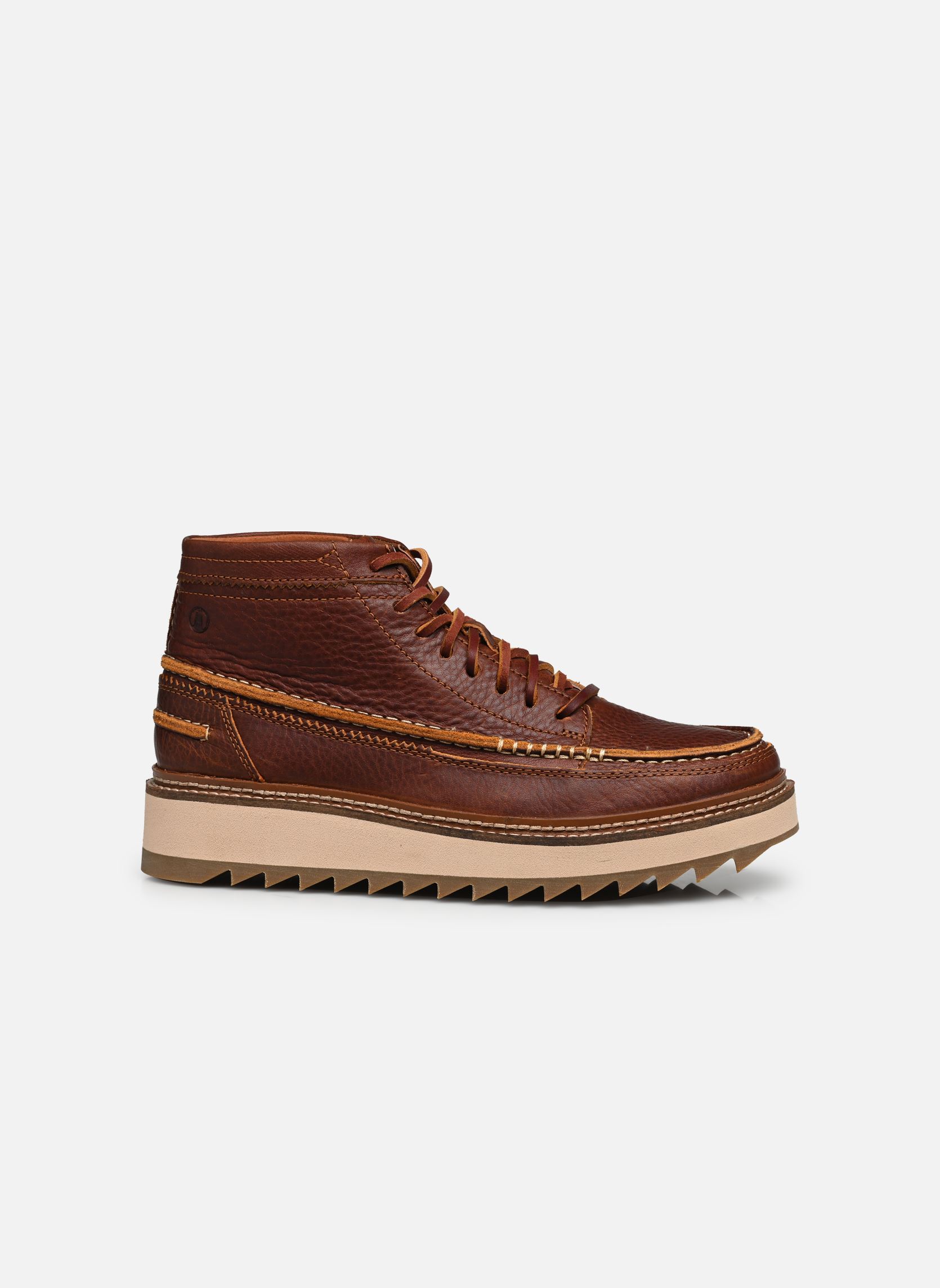 Bottines à lacets Clarkhill Mid homme marron Clarks Bottines à lacets Clarkhill Mid homme marron DARK TAN LEA