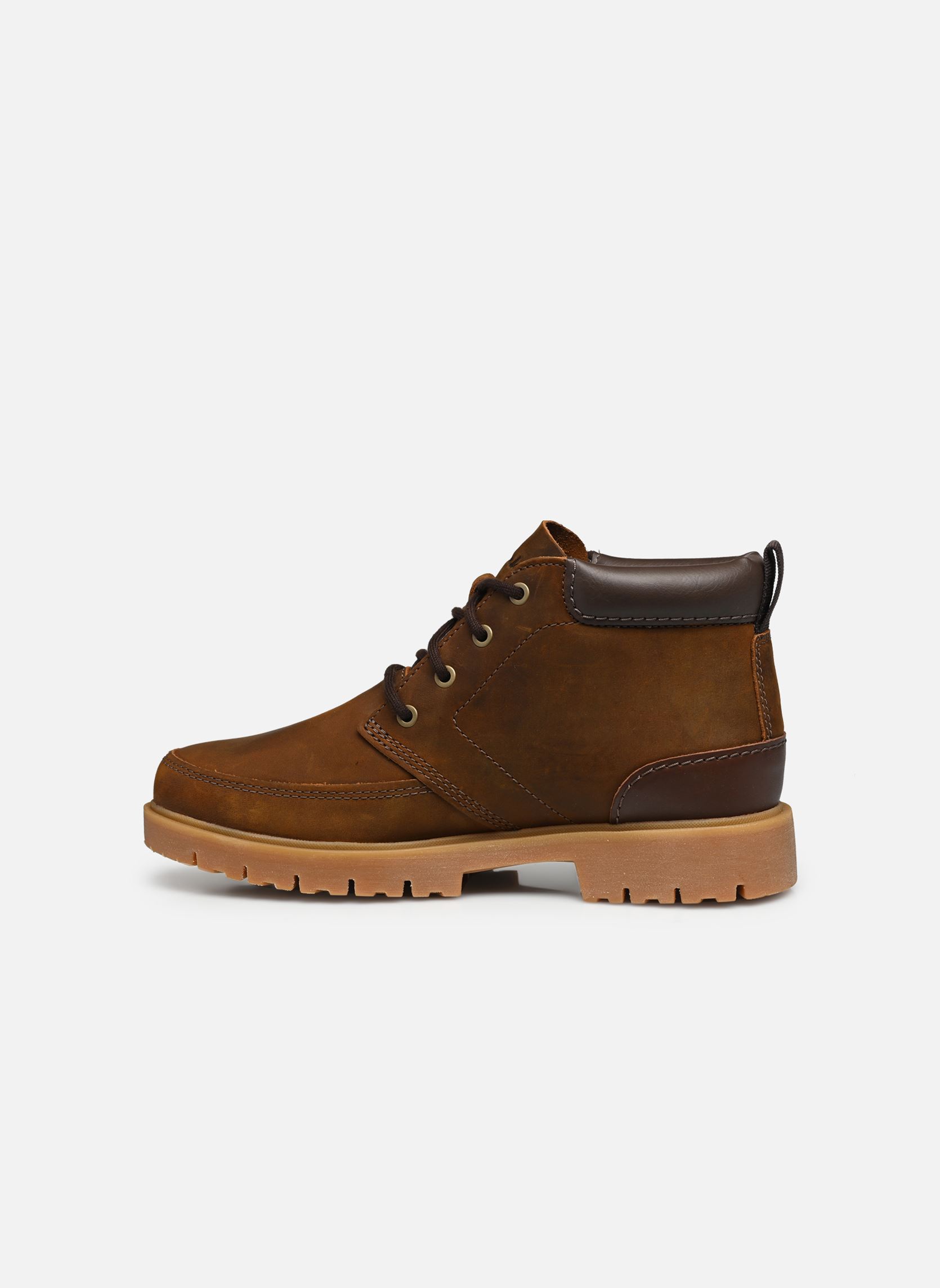 Geschnürte Stiefeletten Rossdale Mid herren braun Clarks Geschnürte Stiefeletten Rossdale Mid herren braun BEESWAX LEATHER