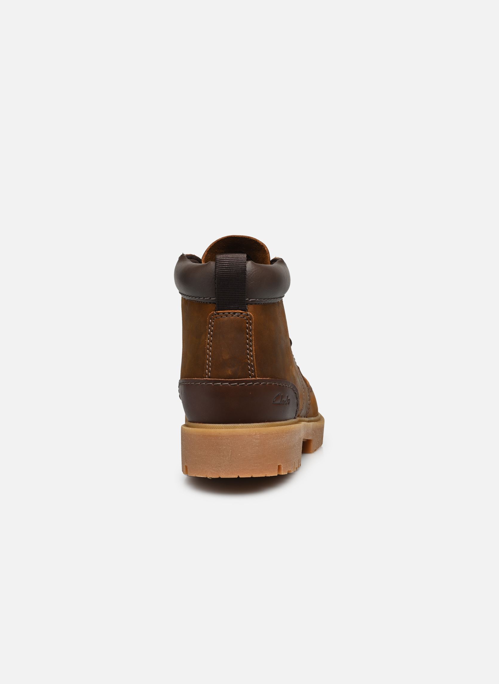 Geschnürte Stiefeletten Rossdale Mid herren braun Clarks Geschnürte Stiefeletten Rossdale Mid herren braun BEESWAX LEATHER