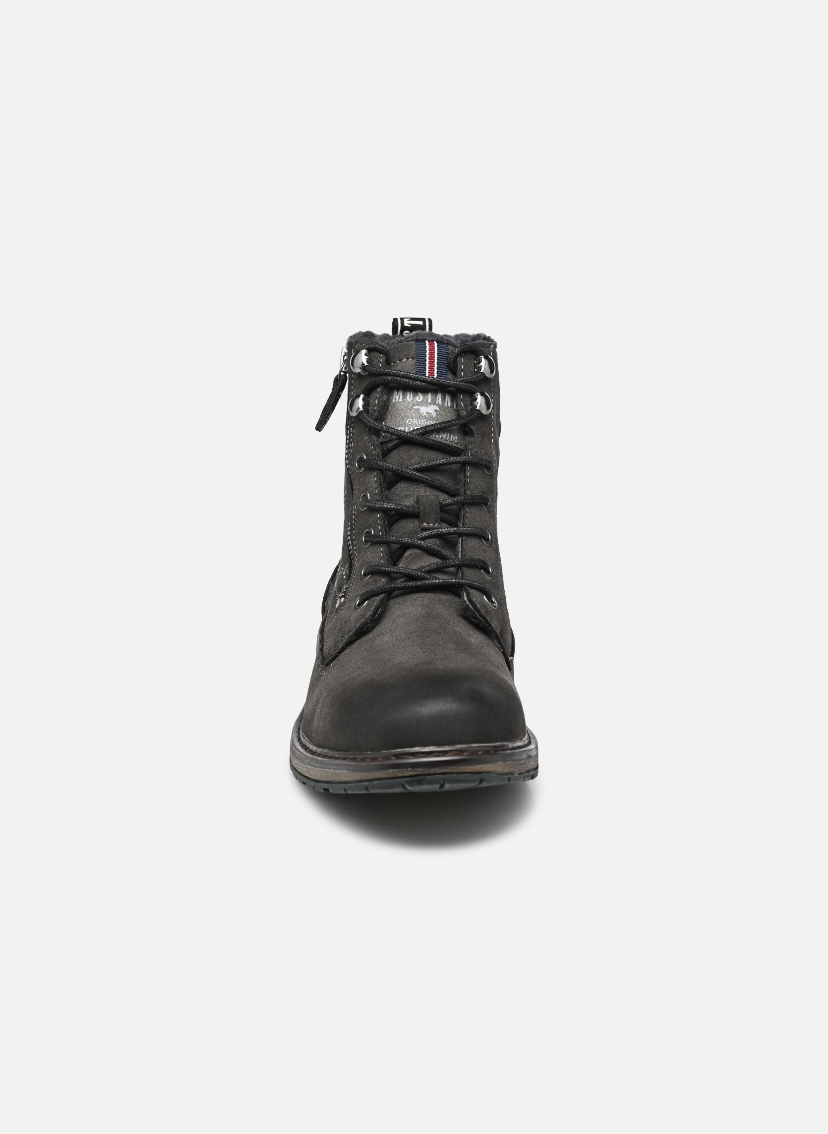 Bottines à lacets Klor homme gris Mustang shoes Bottines à lacets Klor homme gris Dunkelgrau