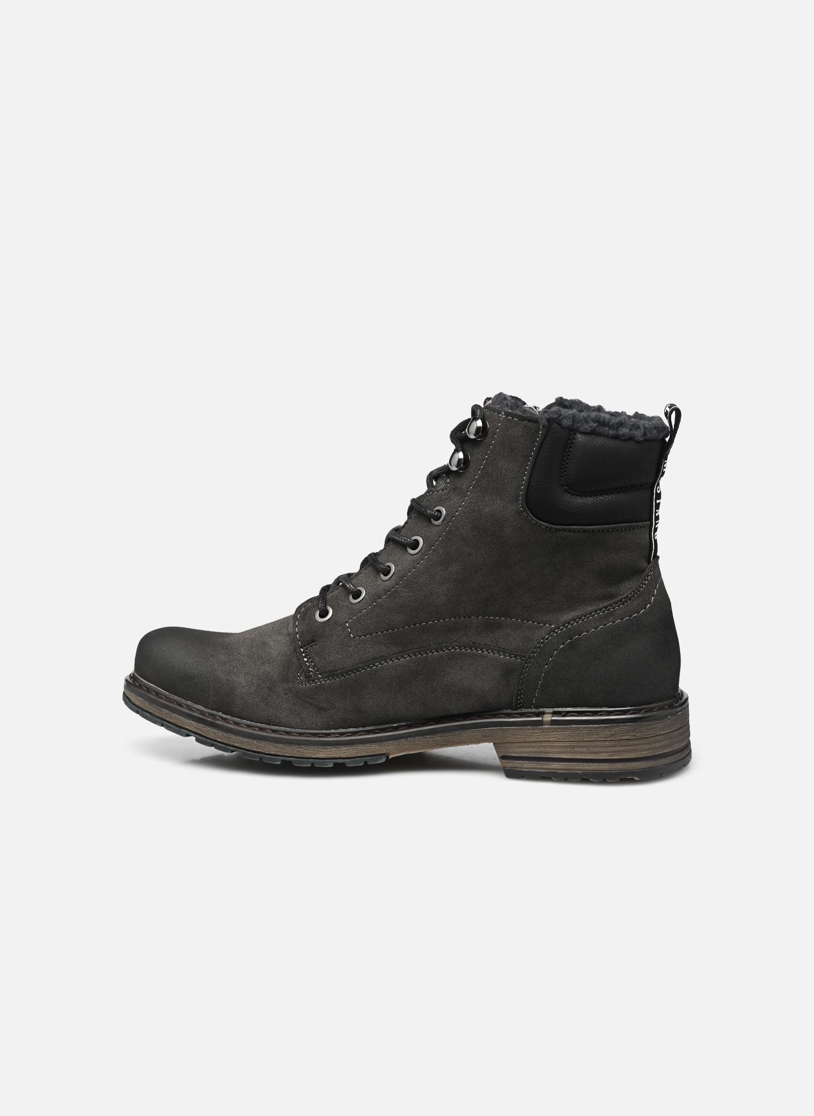 Bottines à lacets Klor homme gris Mustang shoes Bottines à lacets Klor homme gris Dunkelgrau