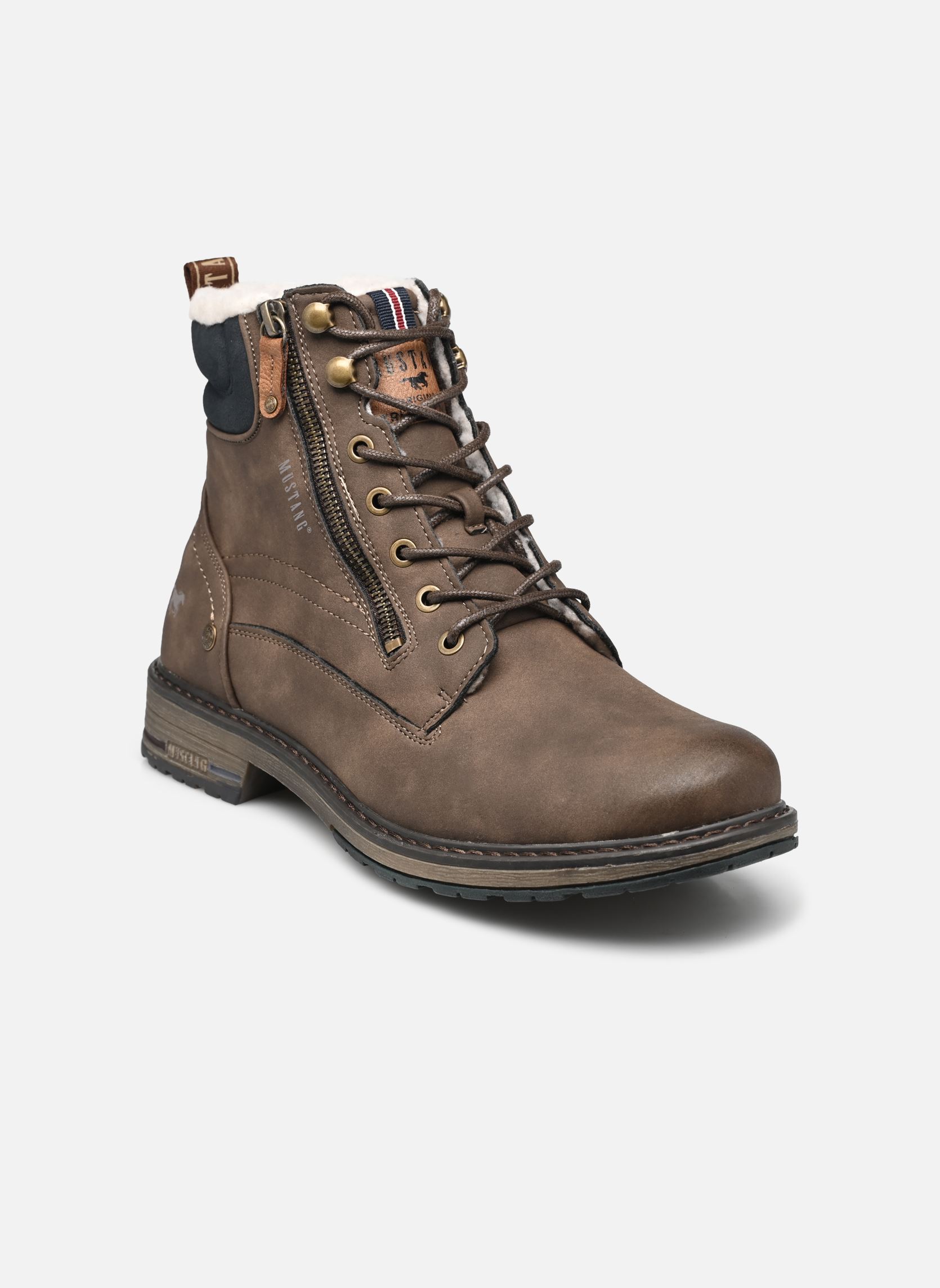 Mustang Sneakers Da Uomo Con Cerniera E Lacci Scarpe Da Tempo 4160-305