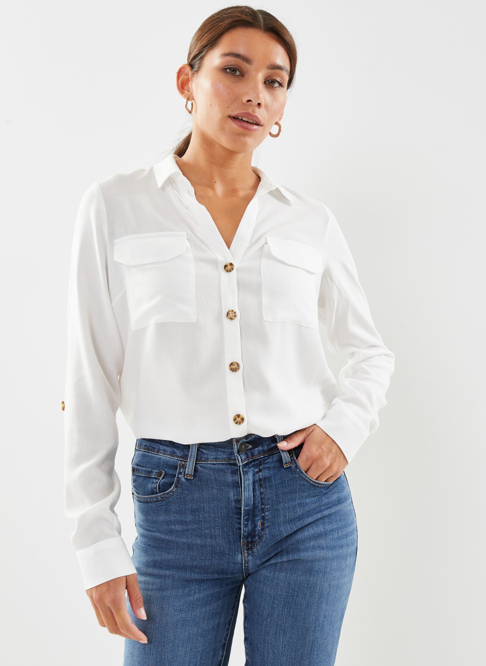 Vêtements Vero Moda Vmbumpy / Shirt New Wvn Ga Noos pour Accessoires - vue 8