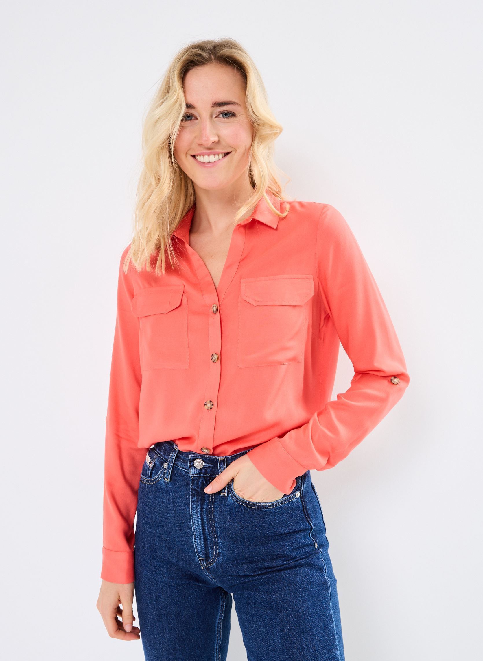 Vêtements Vero Moda Vmbumpy / Shirt New Wvn Ga Noos pour Accessoires - vue 7