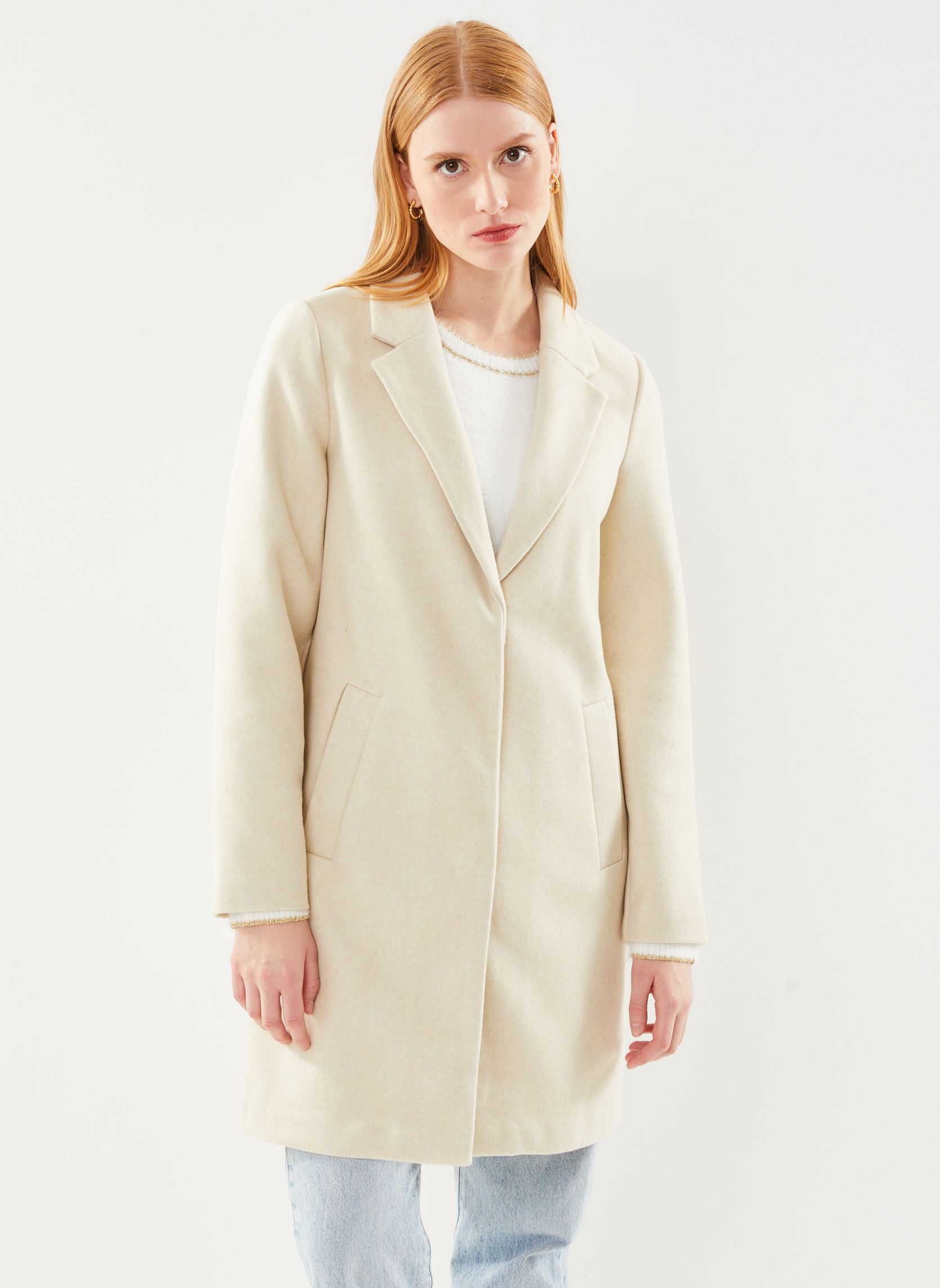 Mantels Vmpop Coat dames beige Vero Moda Mantels Vmpop Coat dames beige Oatmeal