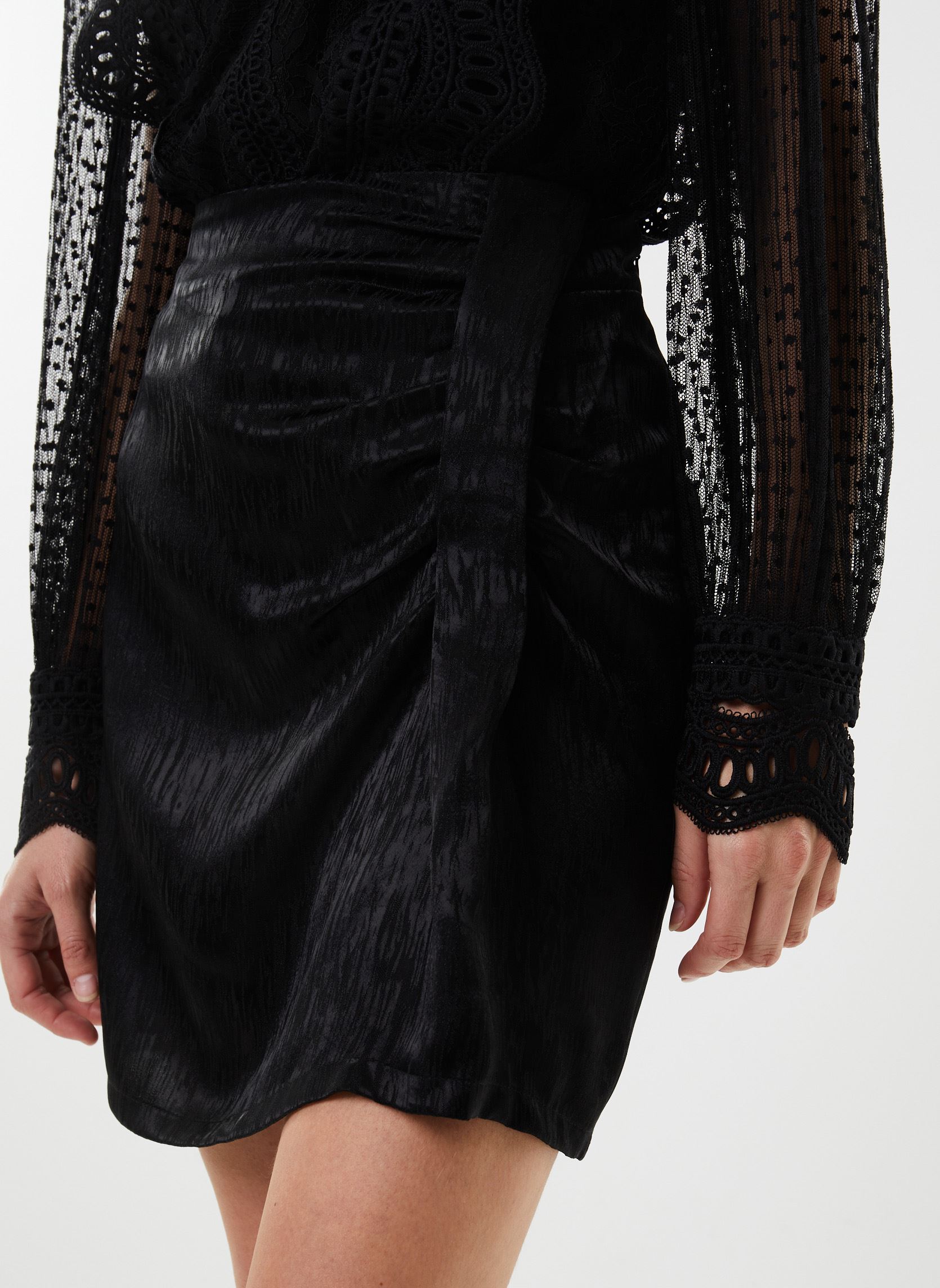 Korte rokken Vmsina Hw Short Skirt Wvn Ga Pa dames zwart Vero Moda Korte rokken Vmsina Hw Short Skirt Wvn Ga Pa dames zwart Black