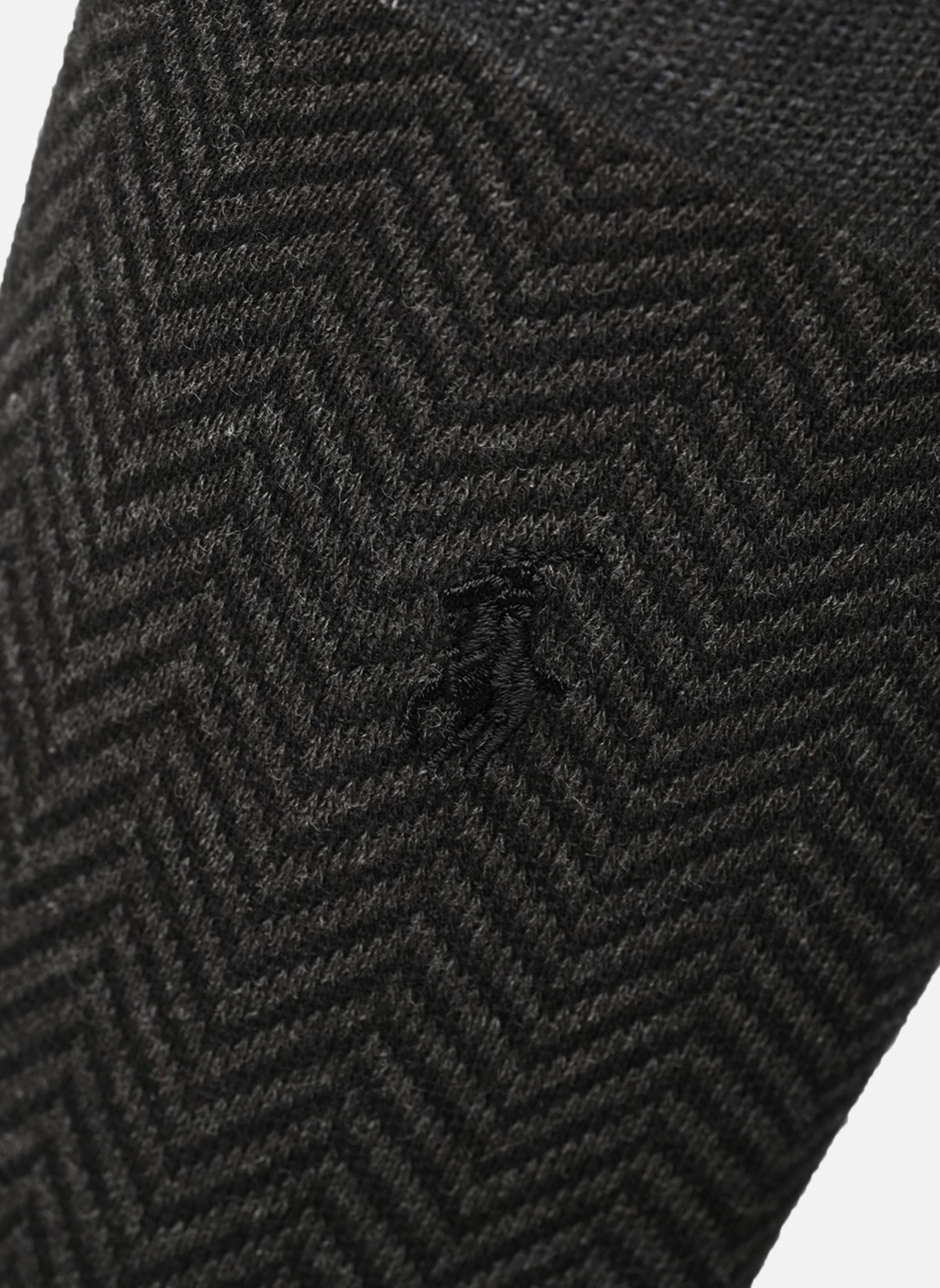 Socken Herringbone-Crew Sock-2 Pack herren grau Polo Ralph Lauren Socken Herringbone-Crew Sock-2 Pack herren grau 2PK CHCL/BLACK HERRINGBONE