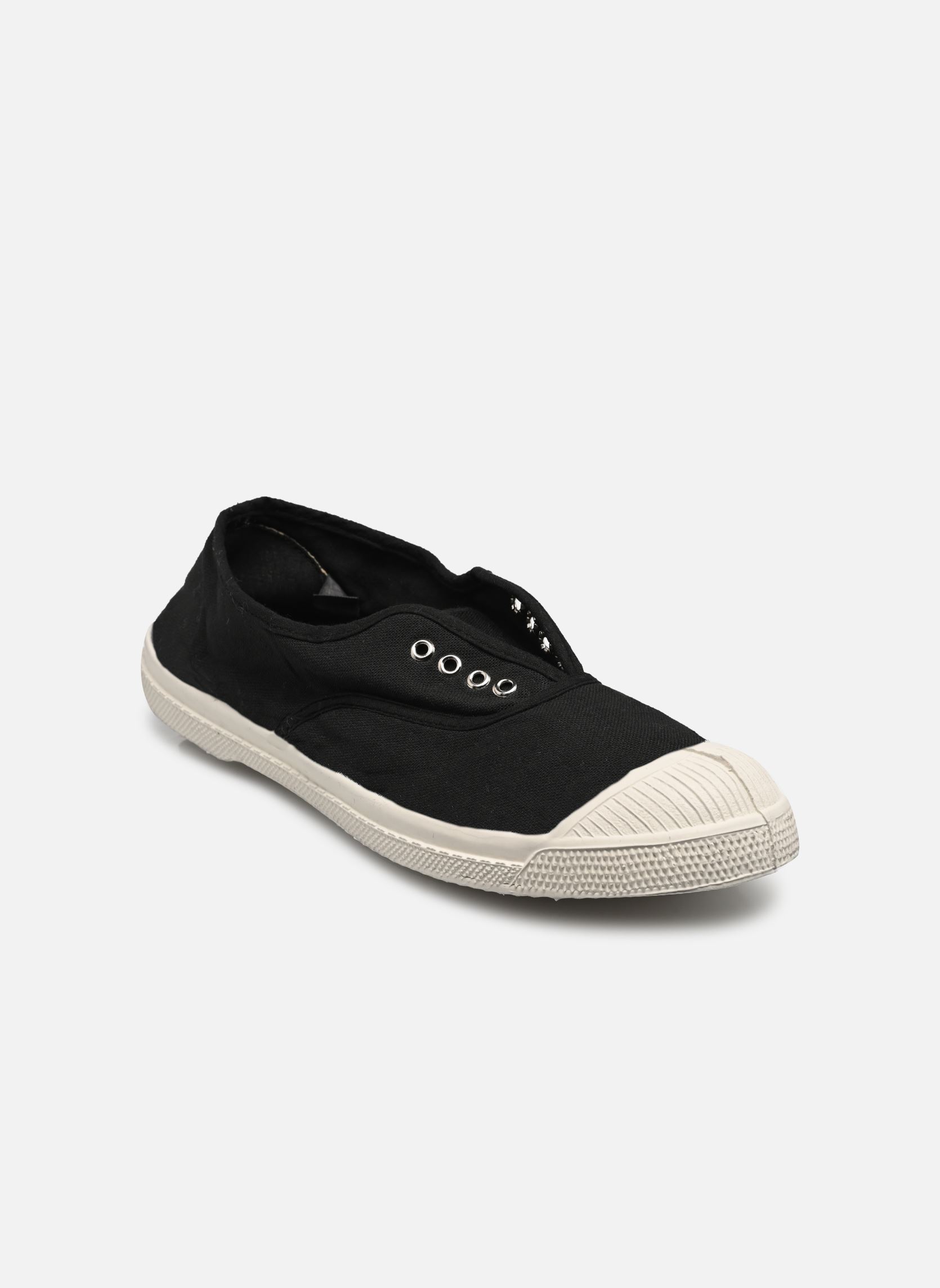 Baskets toile Tennis Elly femme noir Bensimon Baskets toile Tennis Elly femme noir CARBONE