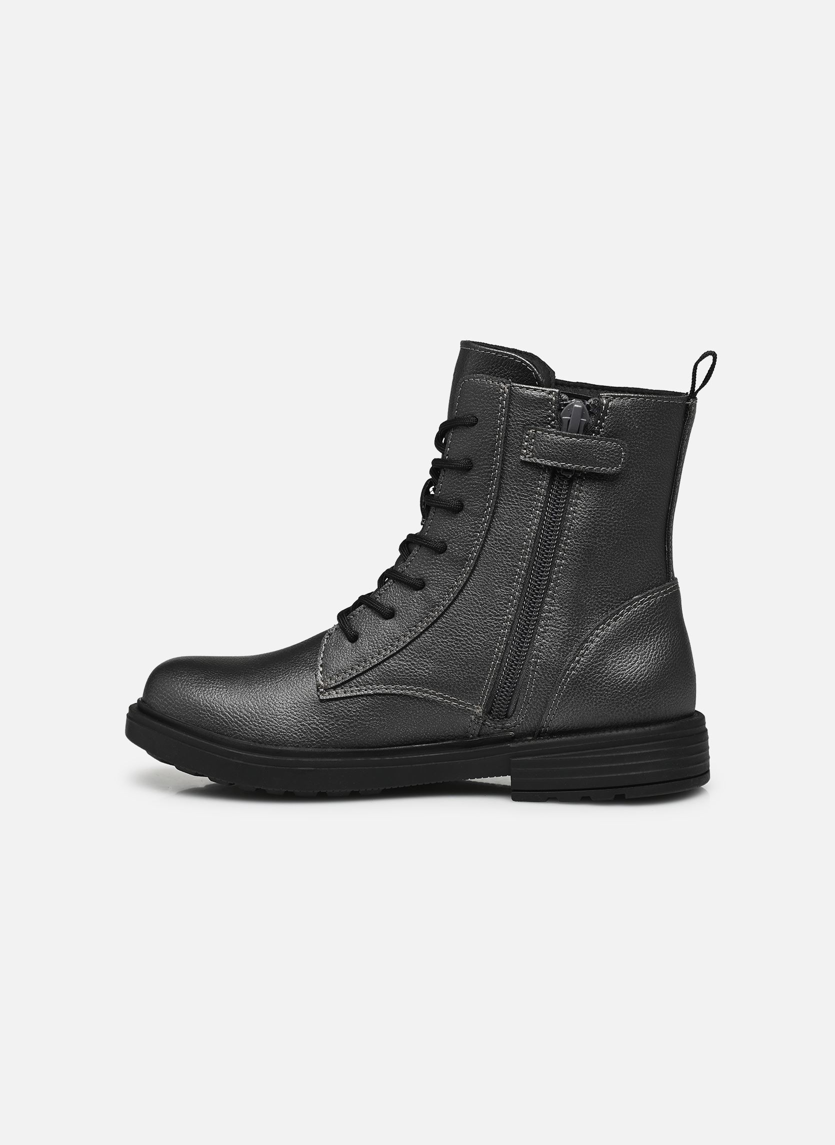 Stiefeletten / Ankle Boots J ECLAIR GIRL mädchen grau Geox Stiefeletten / Ankle Boots J ECLAIR GIRL mädchen grau Métallique