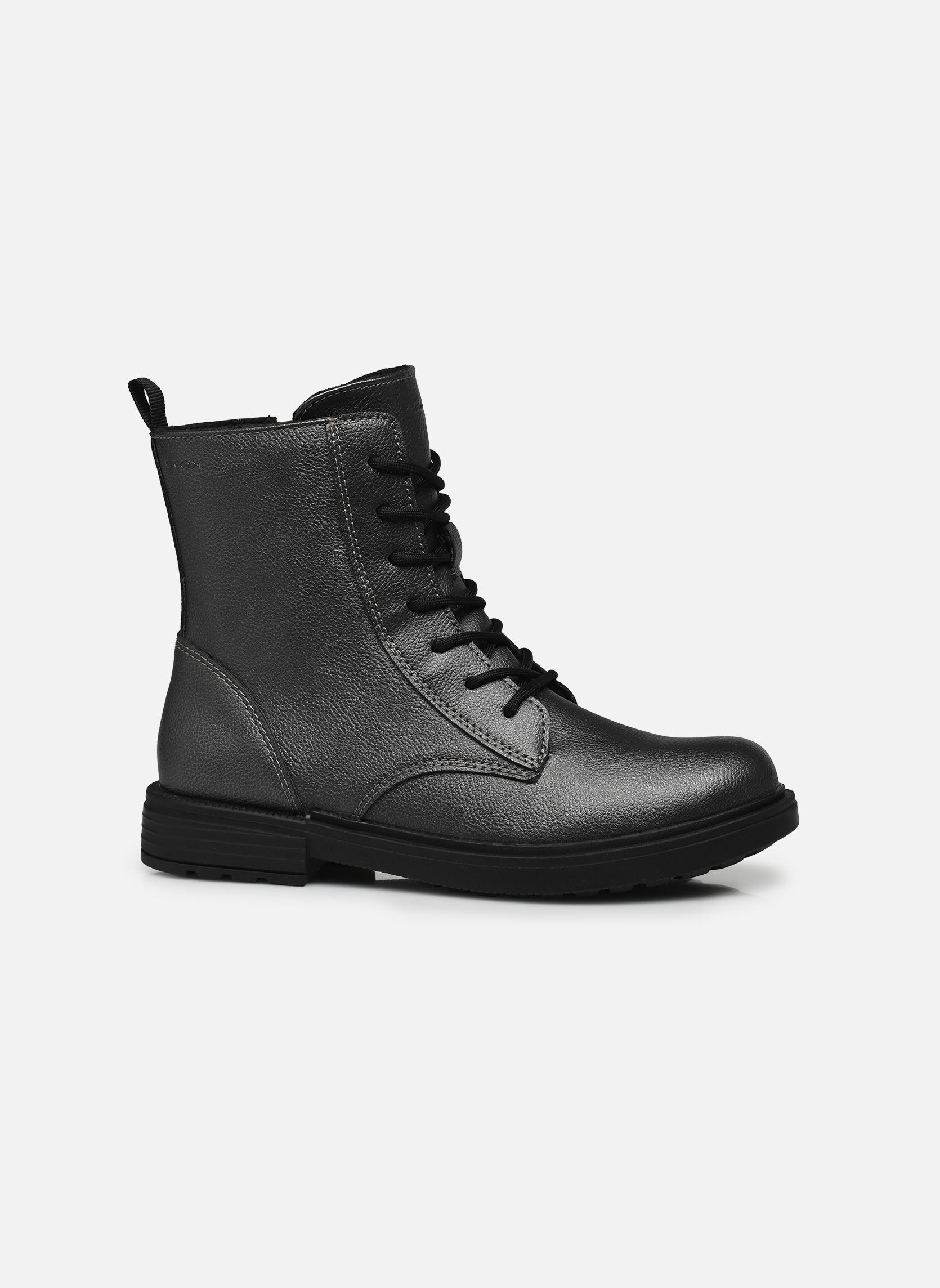 Stiefeletten / Ankle Boots J ECLAIR GIRL mädchen grau Geox Stiefeletten / Ankle Boots J ECLAIR GIRL mädchen grau Métallique