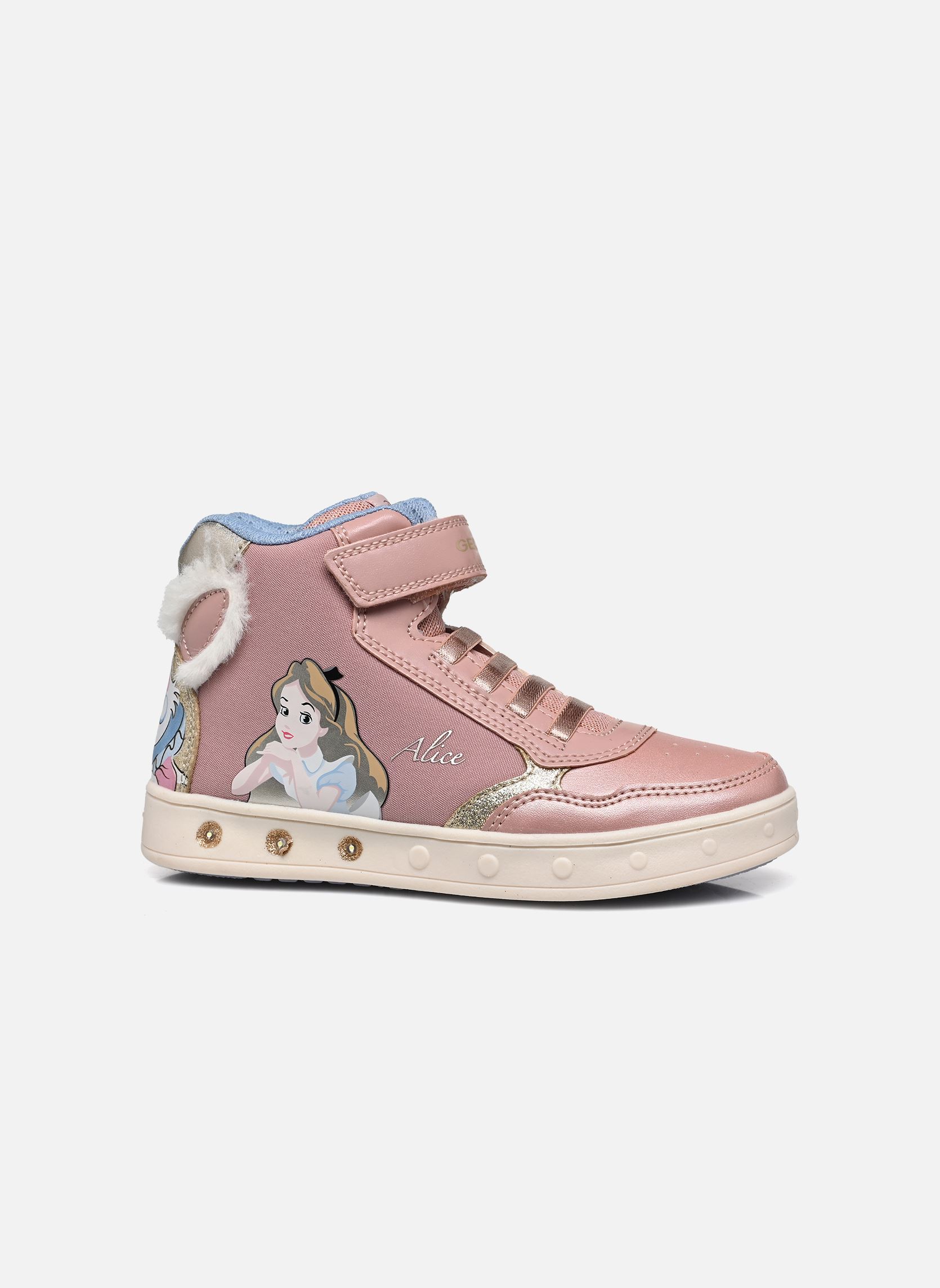 Baskets hautes J SKYLIN GIRL fille rose Geox Baskets hautes J SKYLIN GIRL fille rose Lt Rose/Platinum
