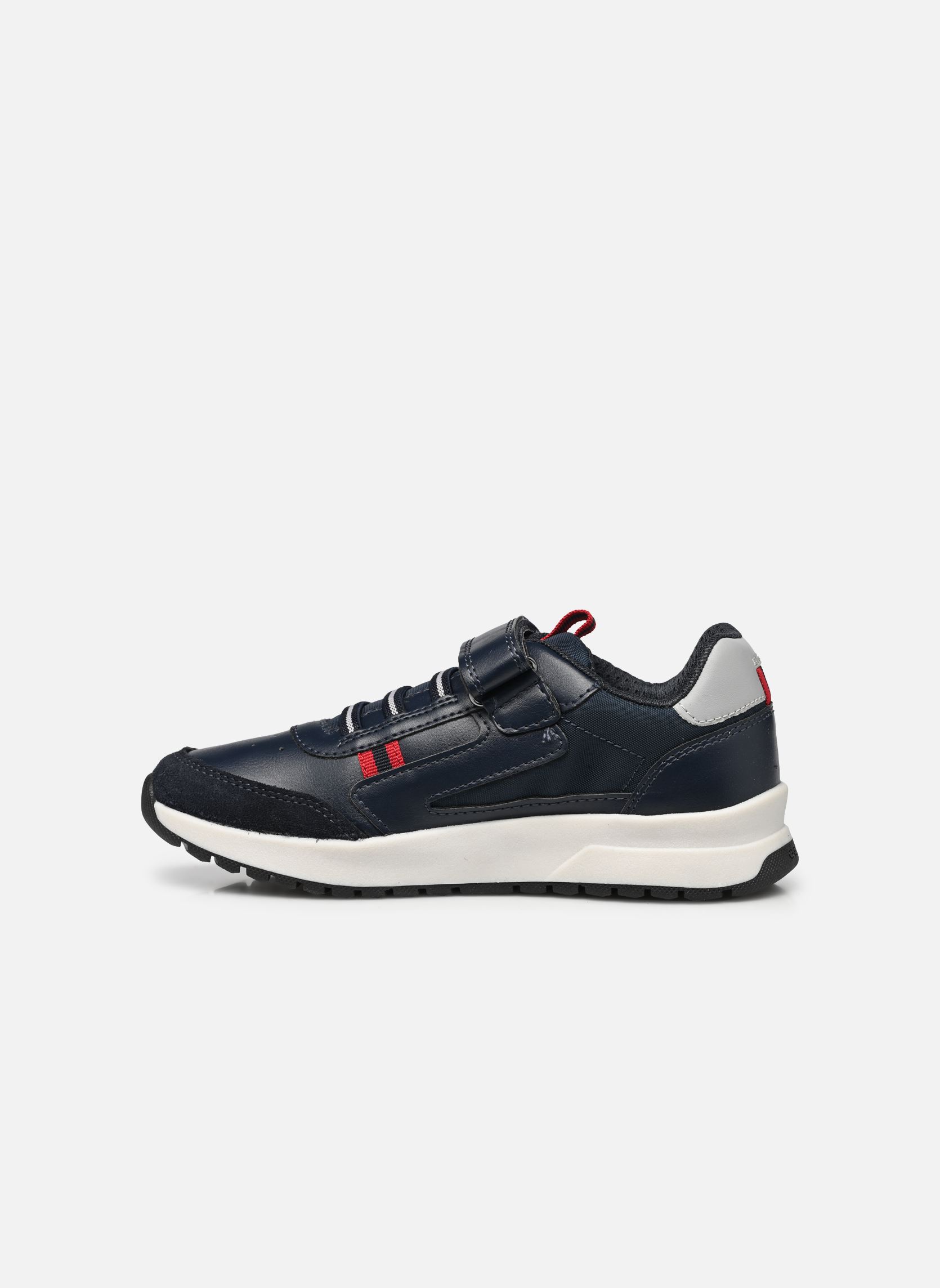 Niedrige Sneaker J BRIEZEE BOY jungen blau Geox Niedrige Sneaker J BRIEZEE BOY jungen blau BLEU MAR/ROUGE FONCÉ