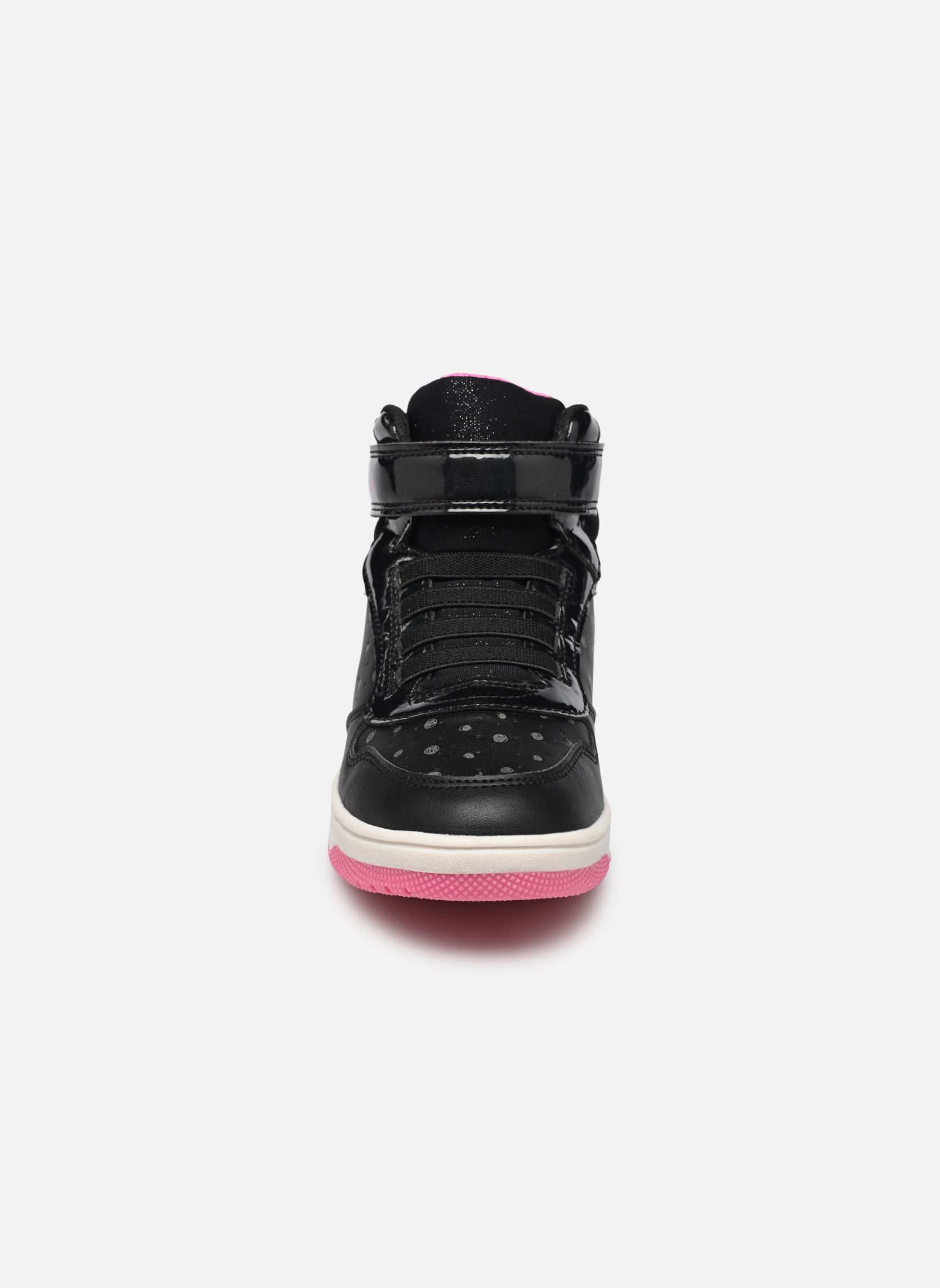 Sneakers alte J WASHIBA GIRL bambina nero Geox Sneakers alte J WASHIBA GIRL bambina nero noir/fuchsia