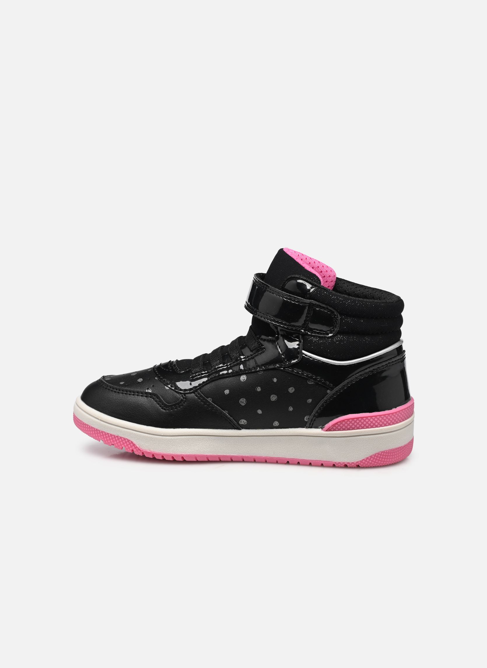 Sneakers alte J WASHIBA GIRL bambina nero Geox Sneakers alte J WASHIBA GIRL bambina nero noir/fuchsia