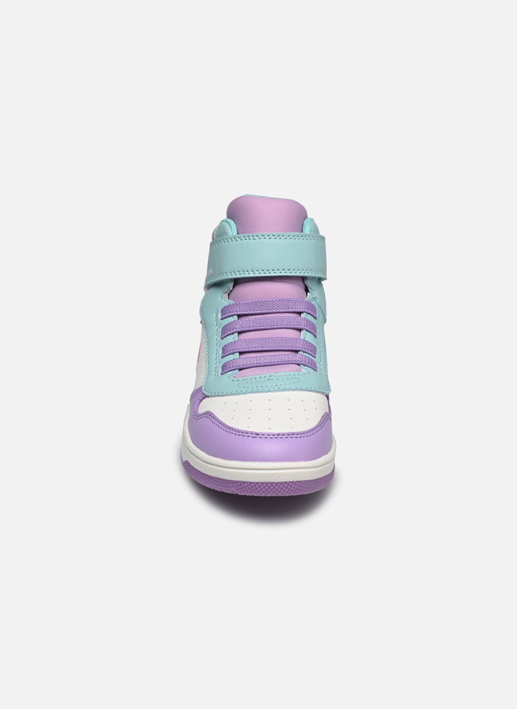 Knöchelhohe Sneaker J WASHIBA GIRL mädchen mehrfarbig Geox Knöchelhohe Sneaker J WASHIBA GIRL mädchen mehrfarbig LILAC/AQUA