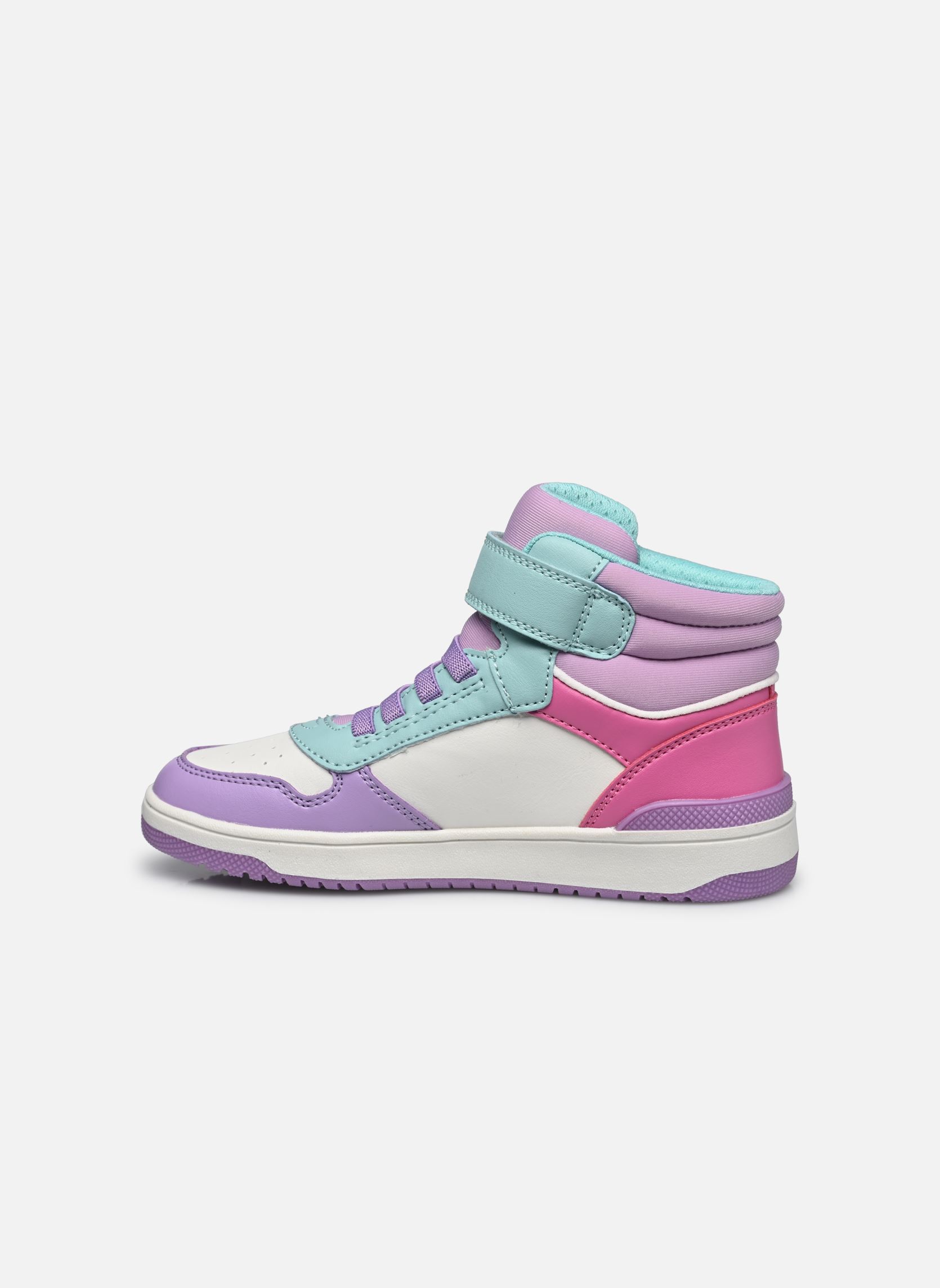 Knöchelhohe Sneaker J WASHIBA GIRL mädchen mehrfarbig Geox Knöchelhohe Sneaker J WASHIBA GIRL mädchen mehrfarbig LILAC/AQUA