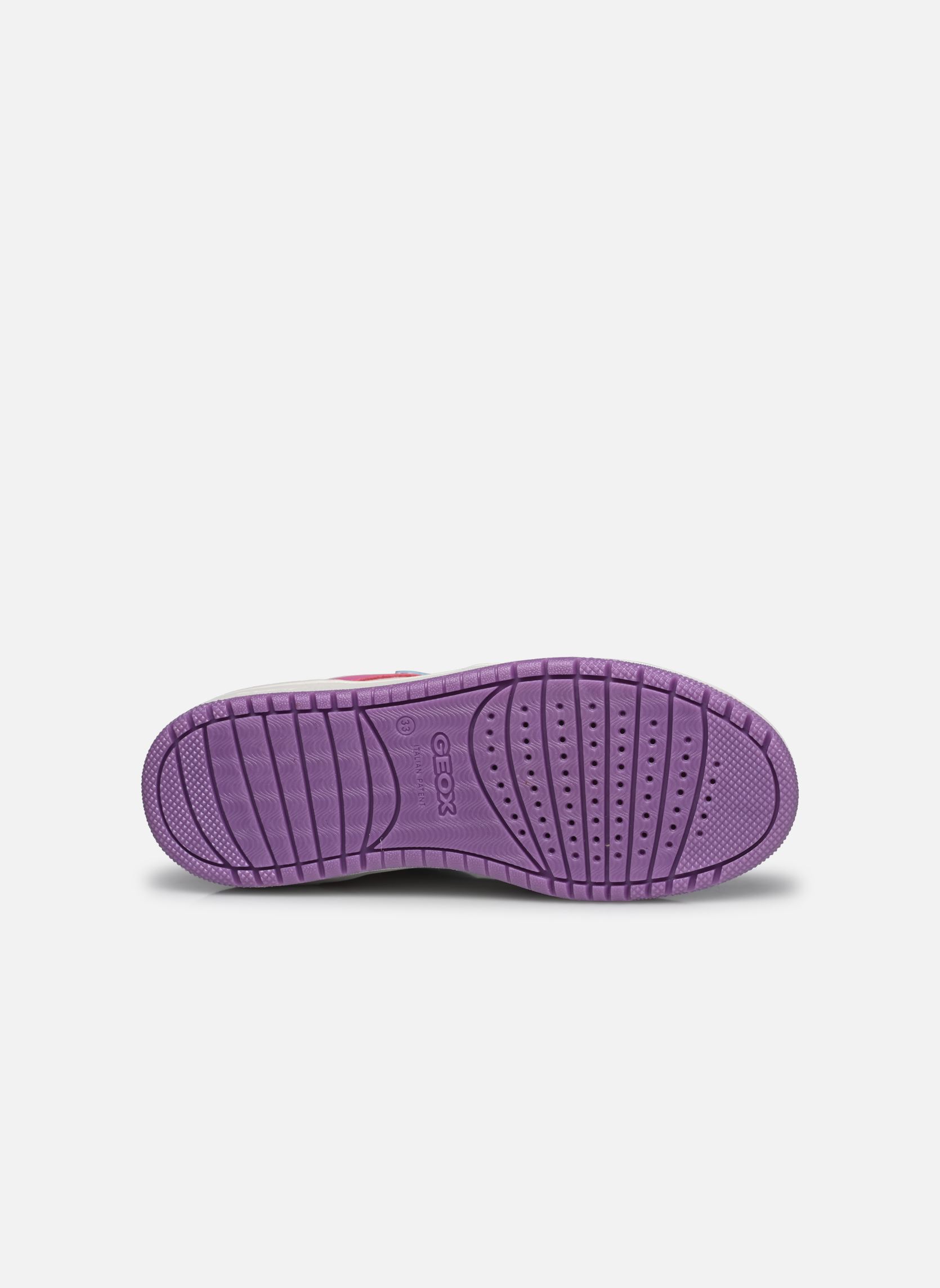Knöchelhohe Sneaker J WASHIBA GIRL mädchen mehrfarbig Geox Knöchelhohe Sneaker J WASHIBA GIRL mädchen mehrfarbig LILAC/AQUA