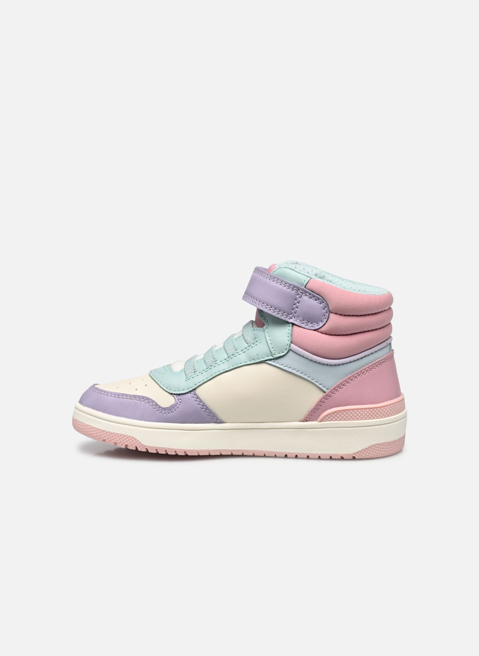 Baskets hautes J WASHIBA GIRL fille multicolore Geox Baskets hautes J WASHIBA GIRL fille multicolore ROSE CLAIR/BL OCÉAN