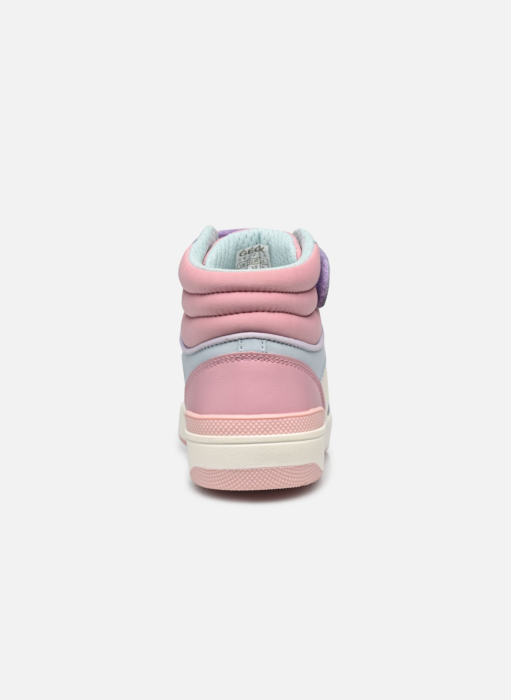 Baskets hautes J WASHIBA GIRL fille multicolore Geox Baskets hautes J WASHIBA GIRL fille multicolore ROSE CLAIR/BL OCÉAN