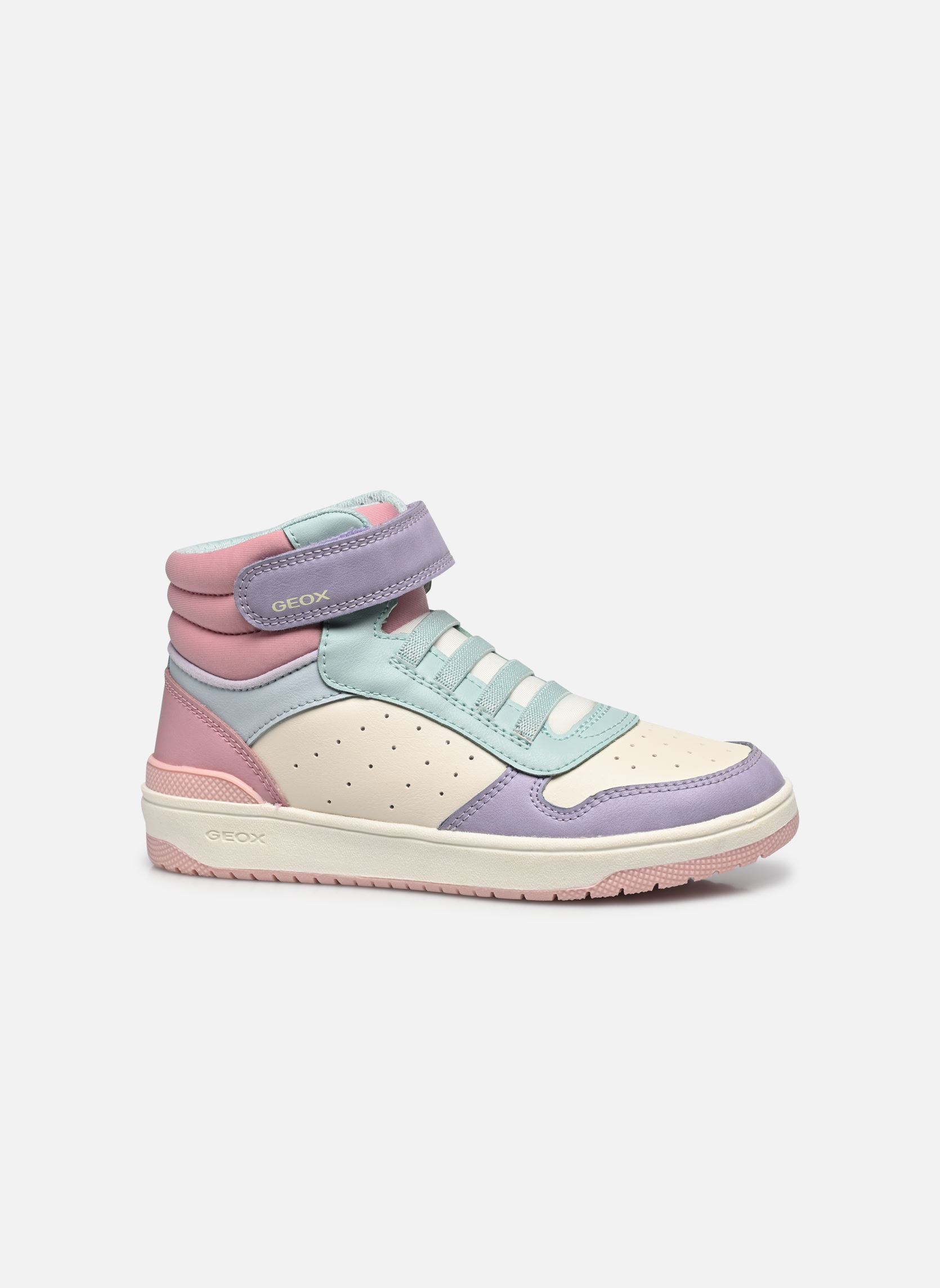Baskets hautes J WASHIBA GIRL fille multicolore Geox Baskets hautes J WASHIBA GIRL fille multicolore ROSE CLAIR/BL OCÉAN