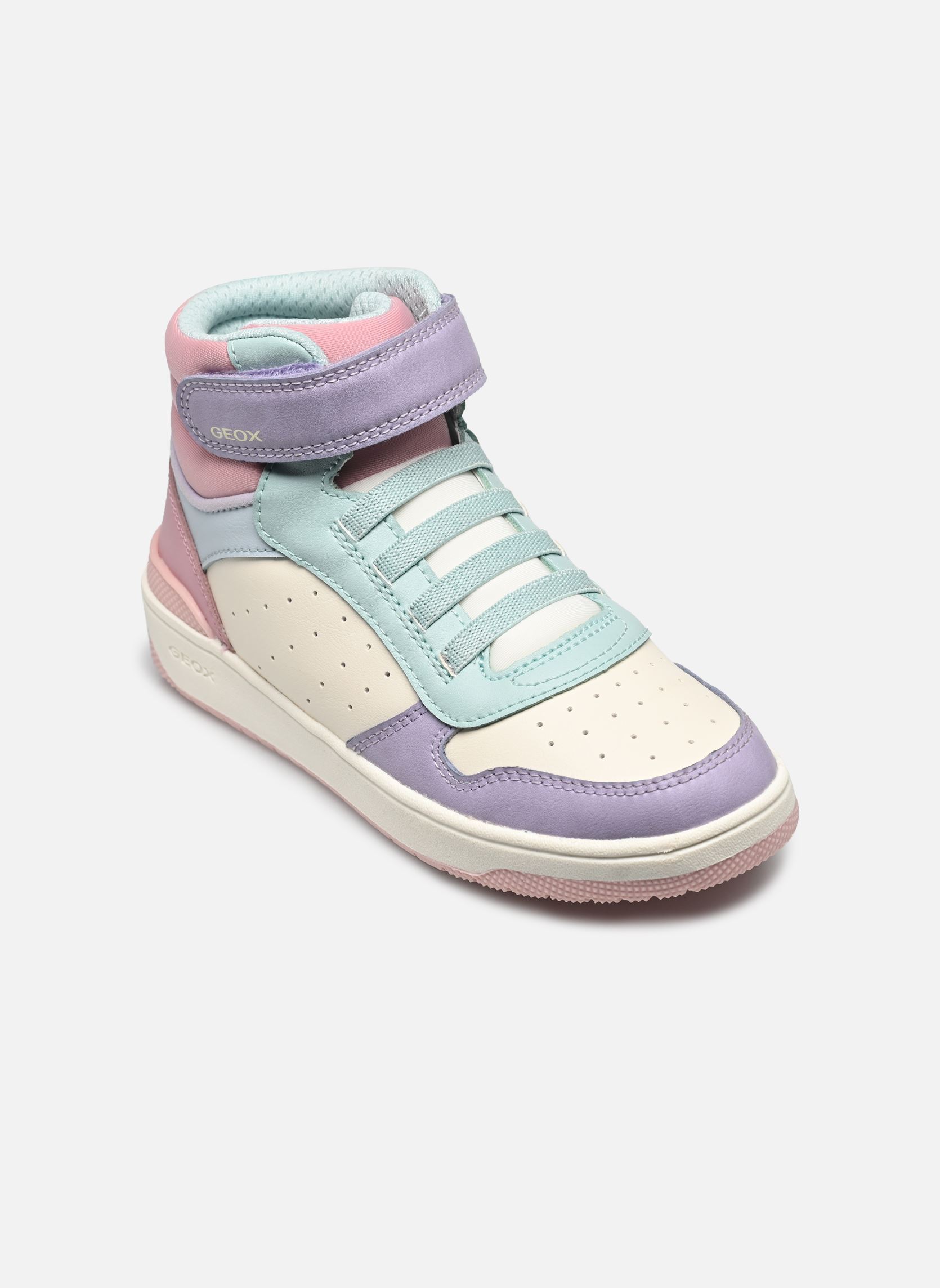 Zapatillas Geox J Washiba Girl J45HXD 0003W C0653 D White/Multicolor