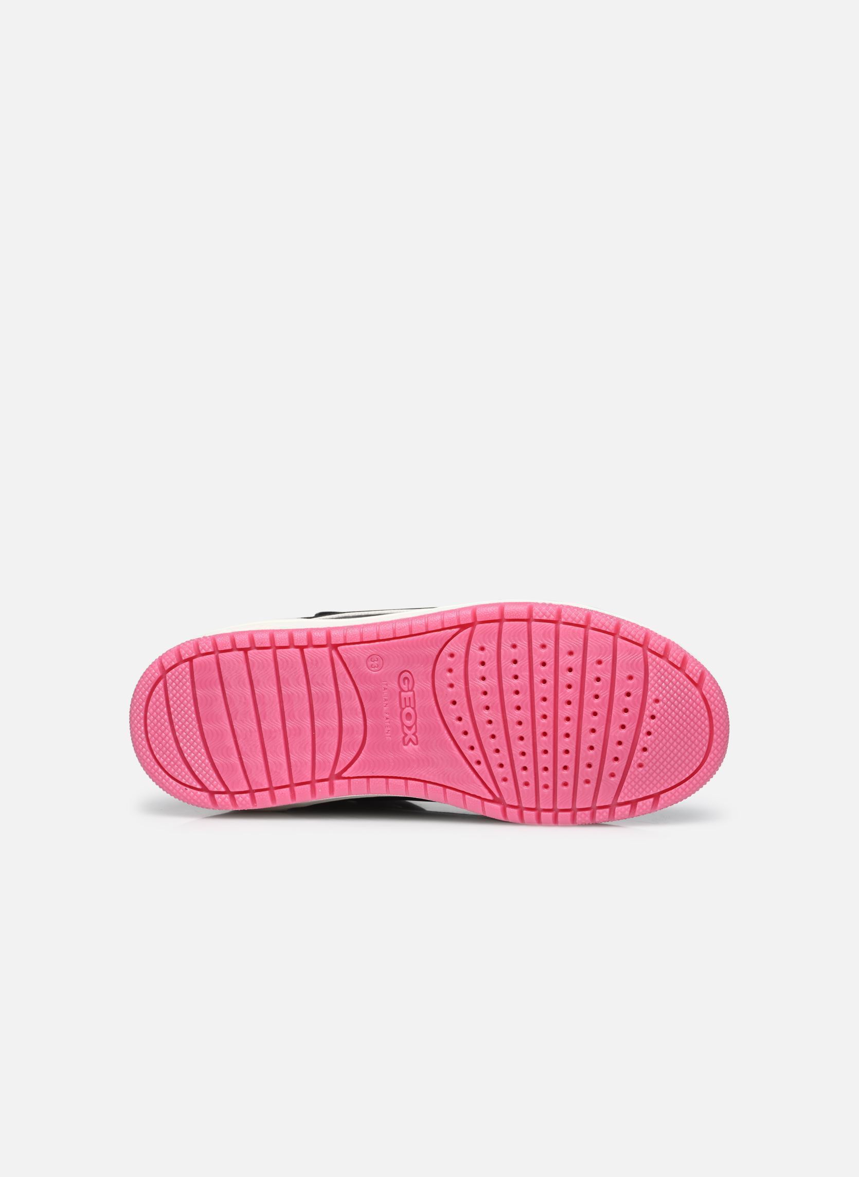 Knöchelhohe Sneaker J WASHIBA GIRL mädchen grau Geox Knöchelhohe Sneaker J WASHIBA GIRL mädchen grau DK GREY/FUCHSIA