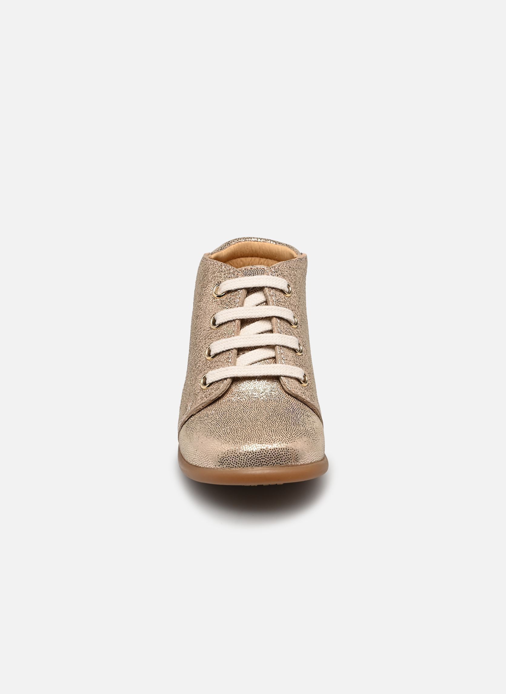 Schuhe für die ersten Schritte Stand-Up Bottine mädchen gold und bronze Pom d Api Schuhe für die ersten Schritte Stand-Up Bottine mädchen gold und bronze SAND