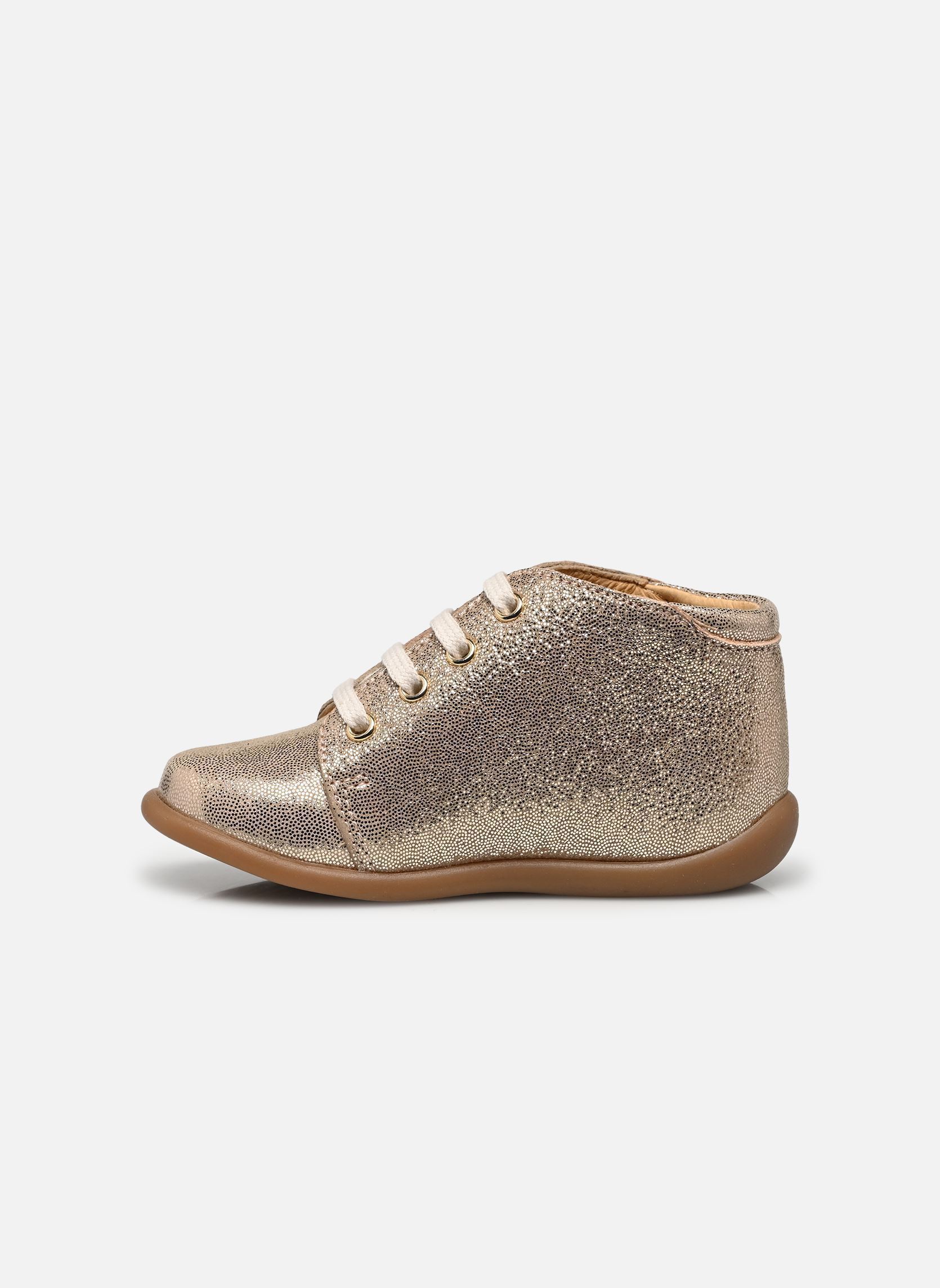 Schuhe für die ersten Schritte Stand-Up Bottine mädchen gold und bronze Pom d Api Schuhe für die ersten Schritte Stand-Up Bottine mädchen gold und bronze SAND