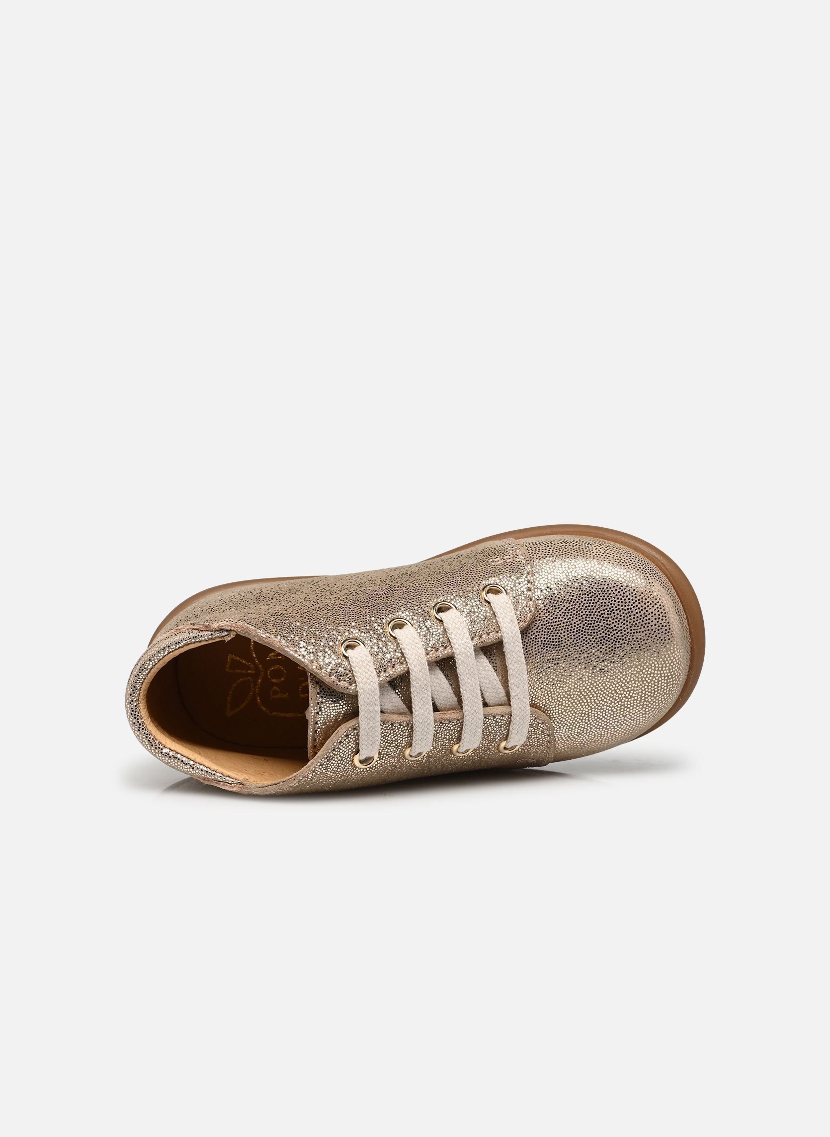 Schuhe für die ersten Schritte Stand-Up Bottine mädchen gold und bronze Pom d Api Schuhe für die ersten Schritte Stand-Up Bottine mädchen gold und bronze SAND