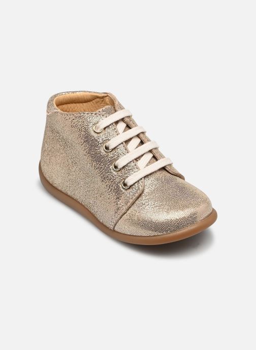 Pom d Api Schuhe für die ersten Schritte Stand-Up Bottine mädchen gold und bronze