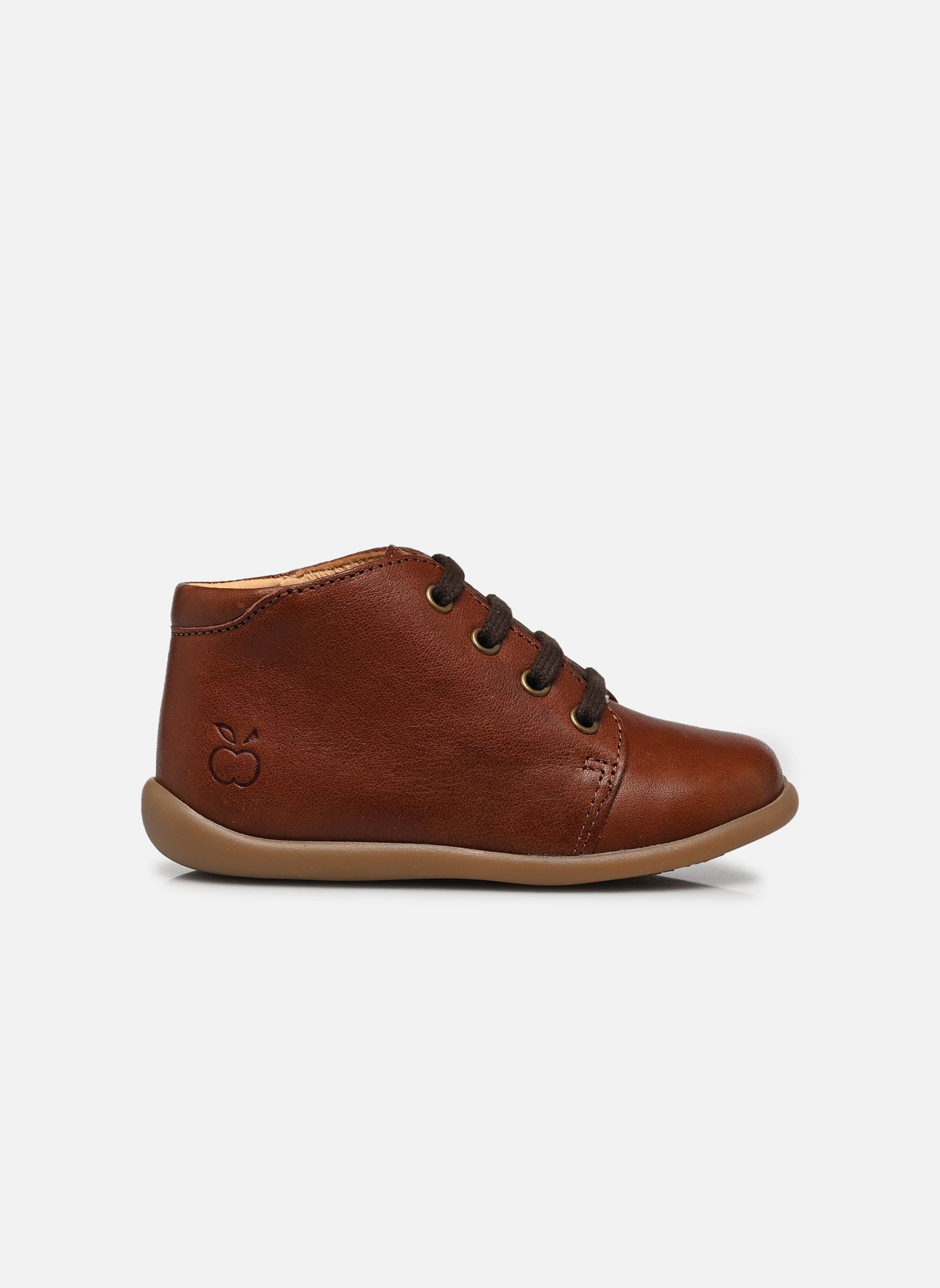 Schuhe für die ersten Schritte Stand-Up Bottine jungen braun Pom d Api Schuhe für die ersten Schritte Stand-Up Bottine jungen braun BROWN