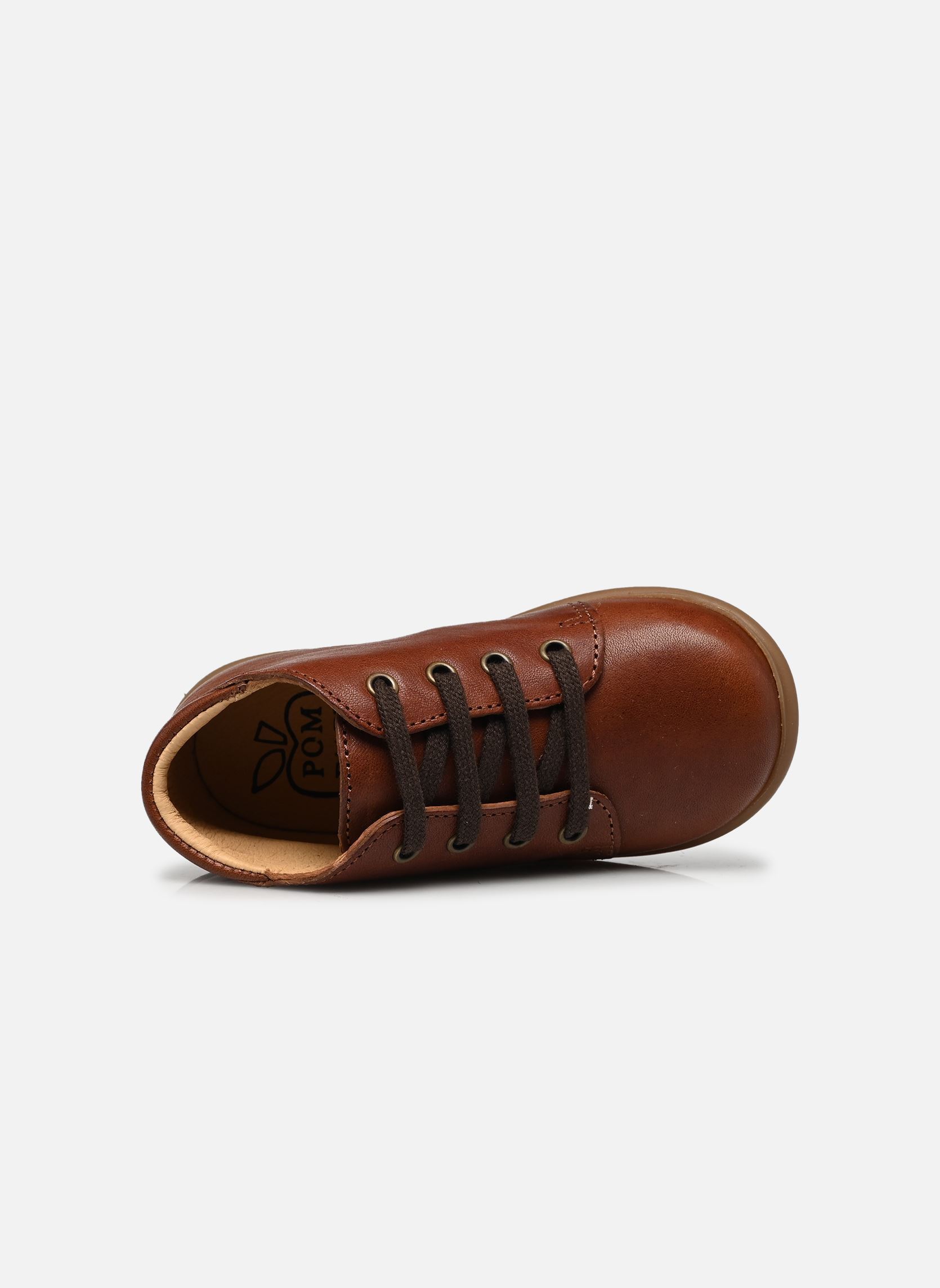 Schuhe für die ersten Schritte Stand-Up Bottine jungen braun Pom d Api Schuhe für die ersten Schritte Stand-Up Bottine jungen braun BROWN
