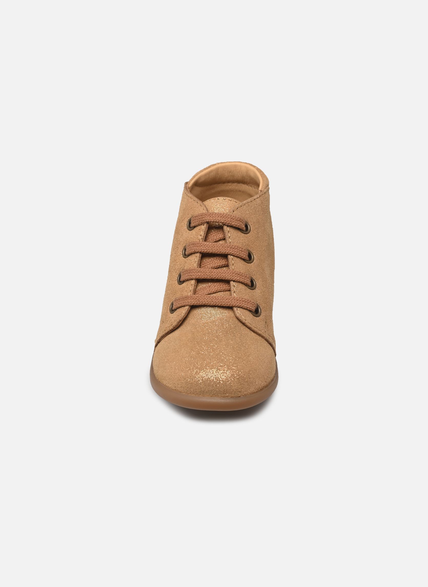Stiefeletten / Ankle Boots STAND-UP BOTTINE mädchen braun Pom d Api Stiefeletten / Ankle Boots STAND-UP BOTTINE mädchen braun CARAMEL