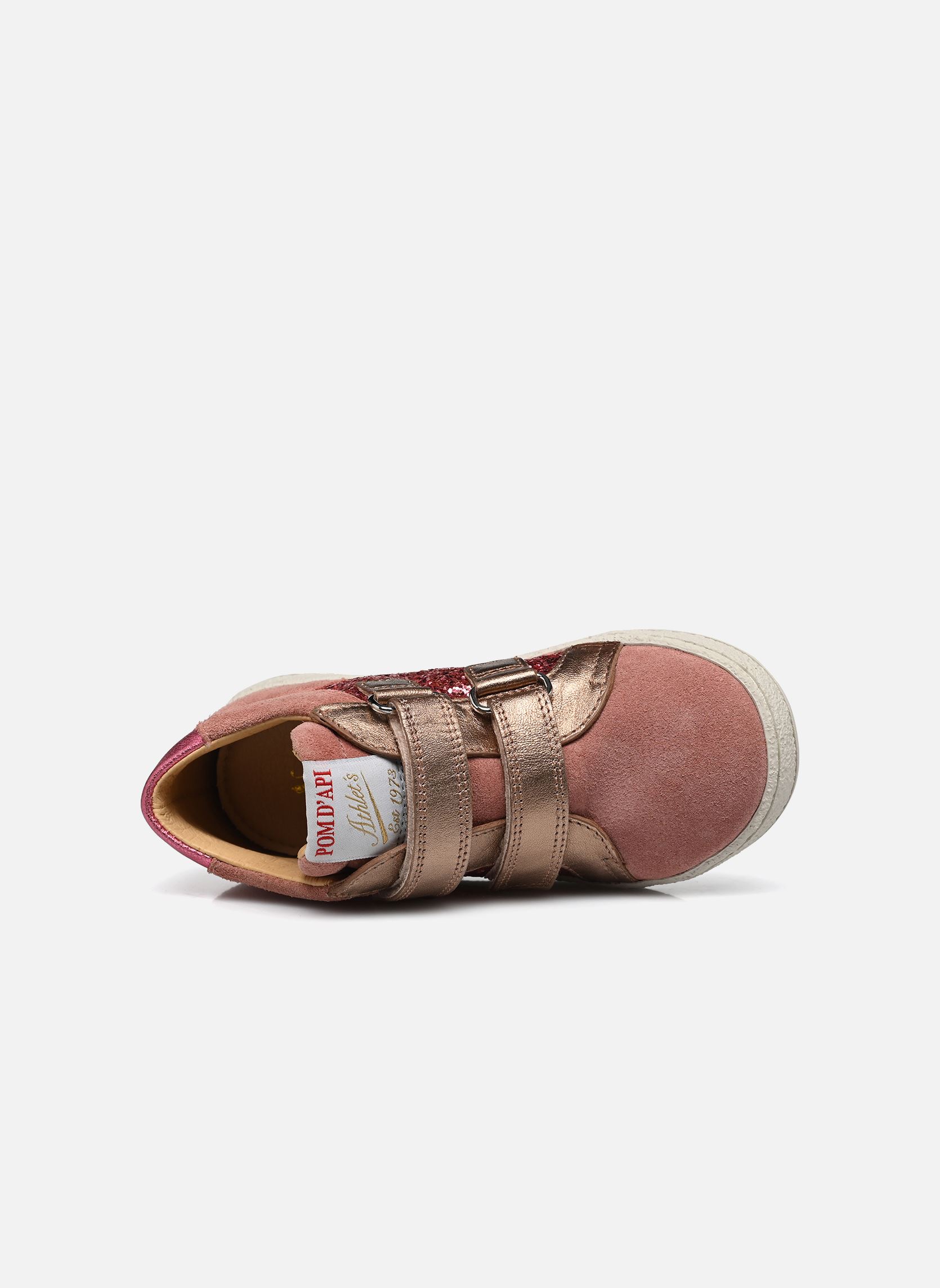 Baskets MOUSSE EASY TOP fille rose Pom d Api Baskets MOUSSE EASY TOP fille rose VIEUX ROSE