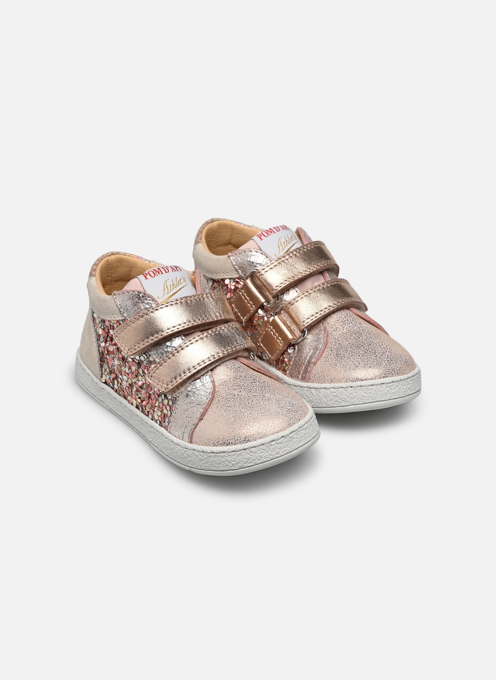 Zapatillas MOUSSE EASY TOP niña rosa Pom d Api Zapatillas MOUSSE EASY TOP niña rosa NUDE