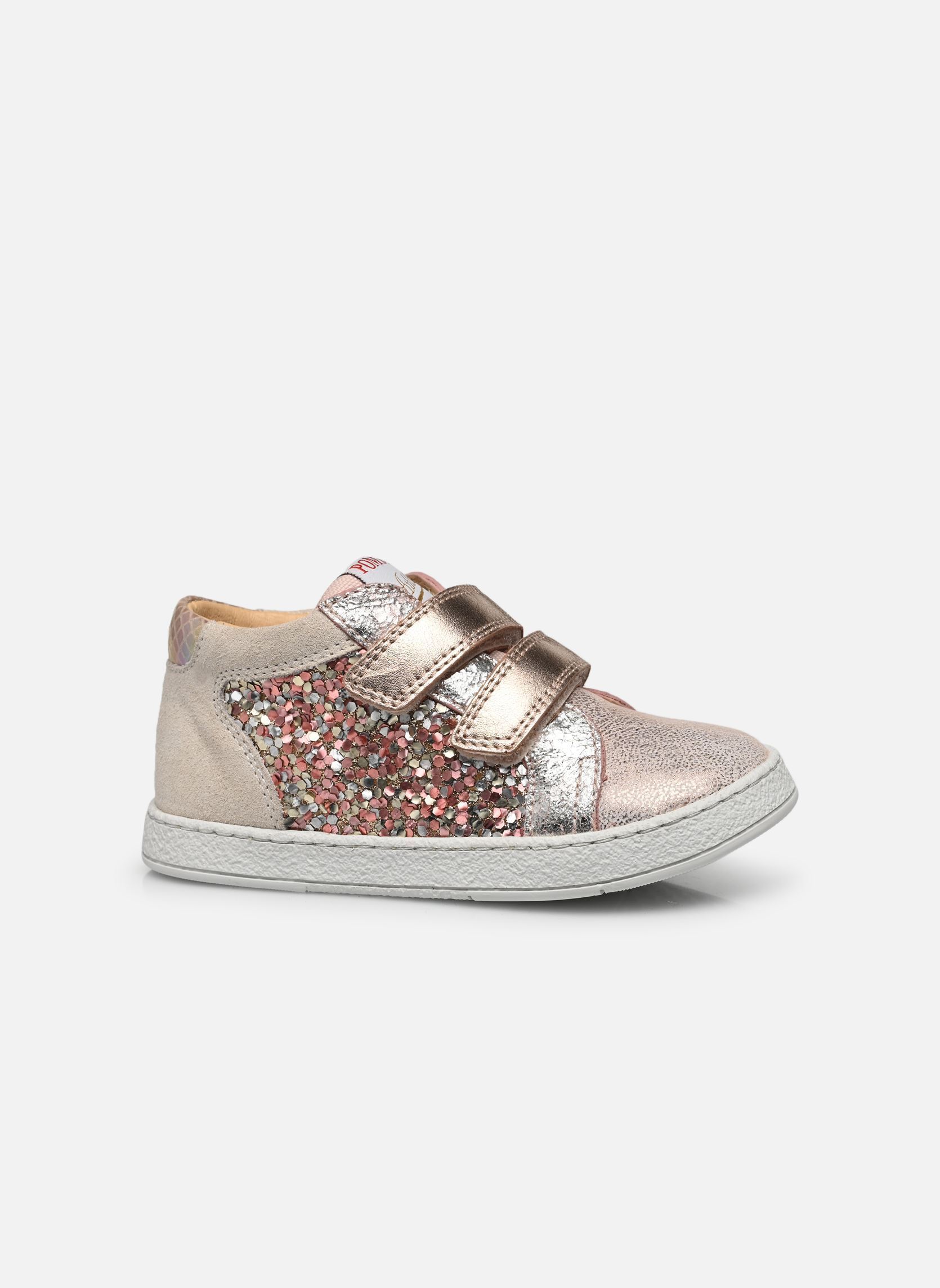Zapatillas MOUSSE EASY TOP niña rosa Pom d Api Zapatillas MOUSSE EASY TOP niña rosa NUDE